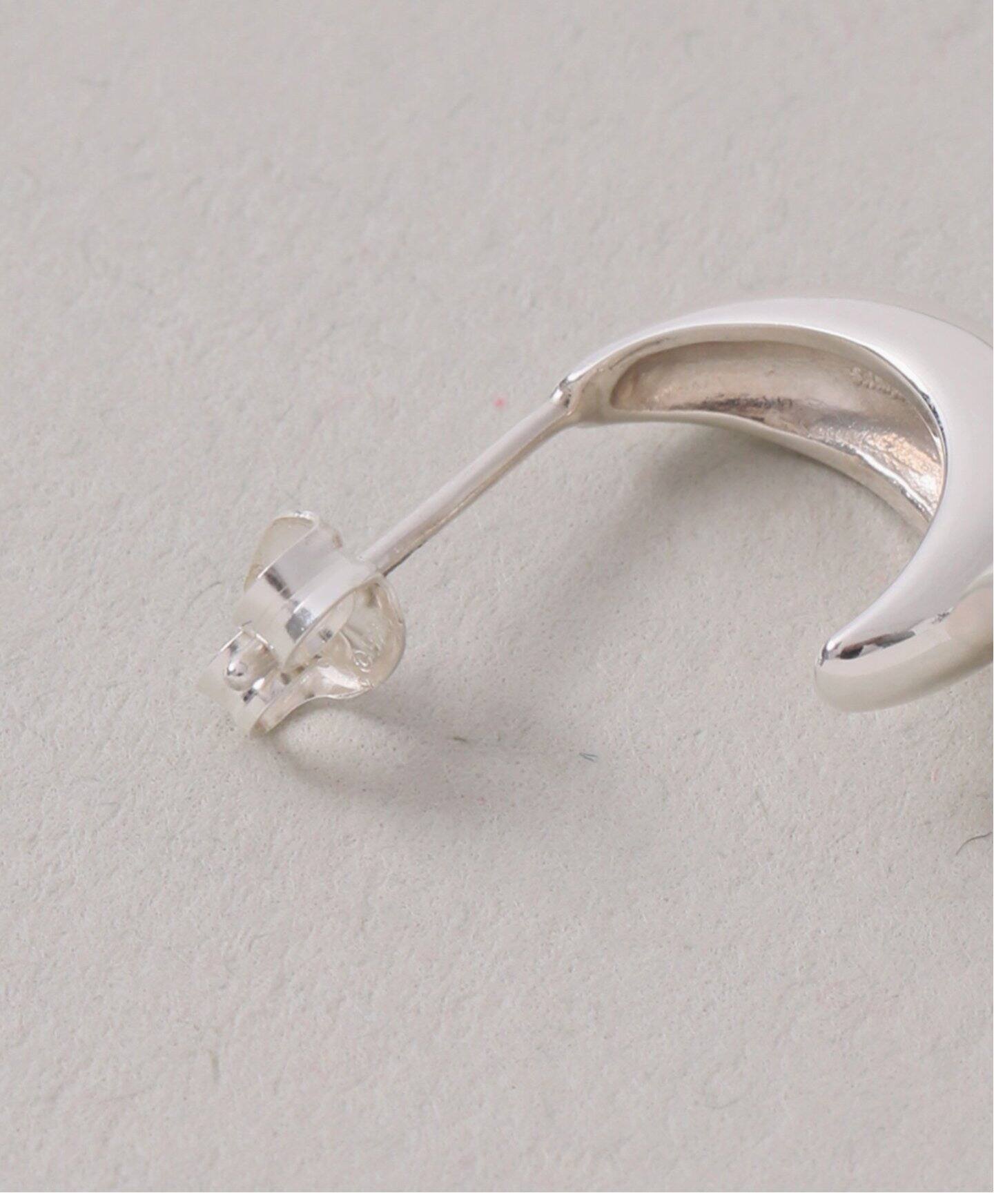 lilas パール付フープピアス WEB限定》パールフープピアスM K10（両耳）（ピアス（両耳用