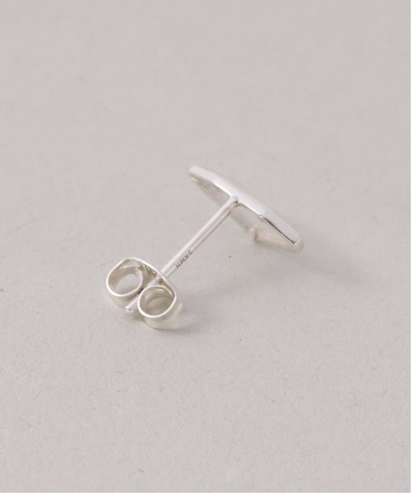 SAMH by LILAS】ダイヤモンドカットシェルピアス SV（両耳