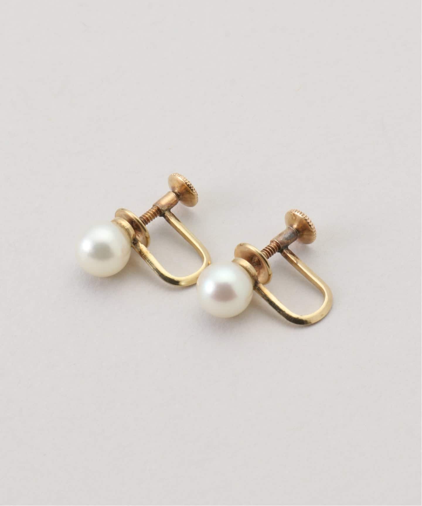 VINTAGE HERMES/エルメス】Corozo earring(両耳)（イヤリング