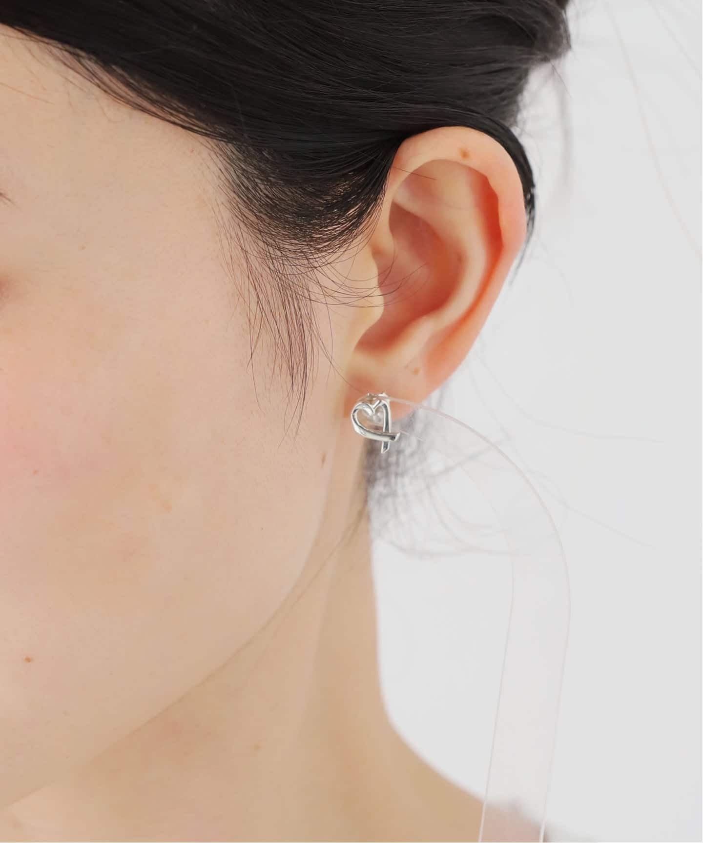 VINTAGE TIFFANY&Co./ティファニー】Loving heart pierce (両耳