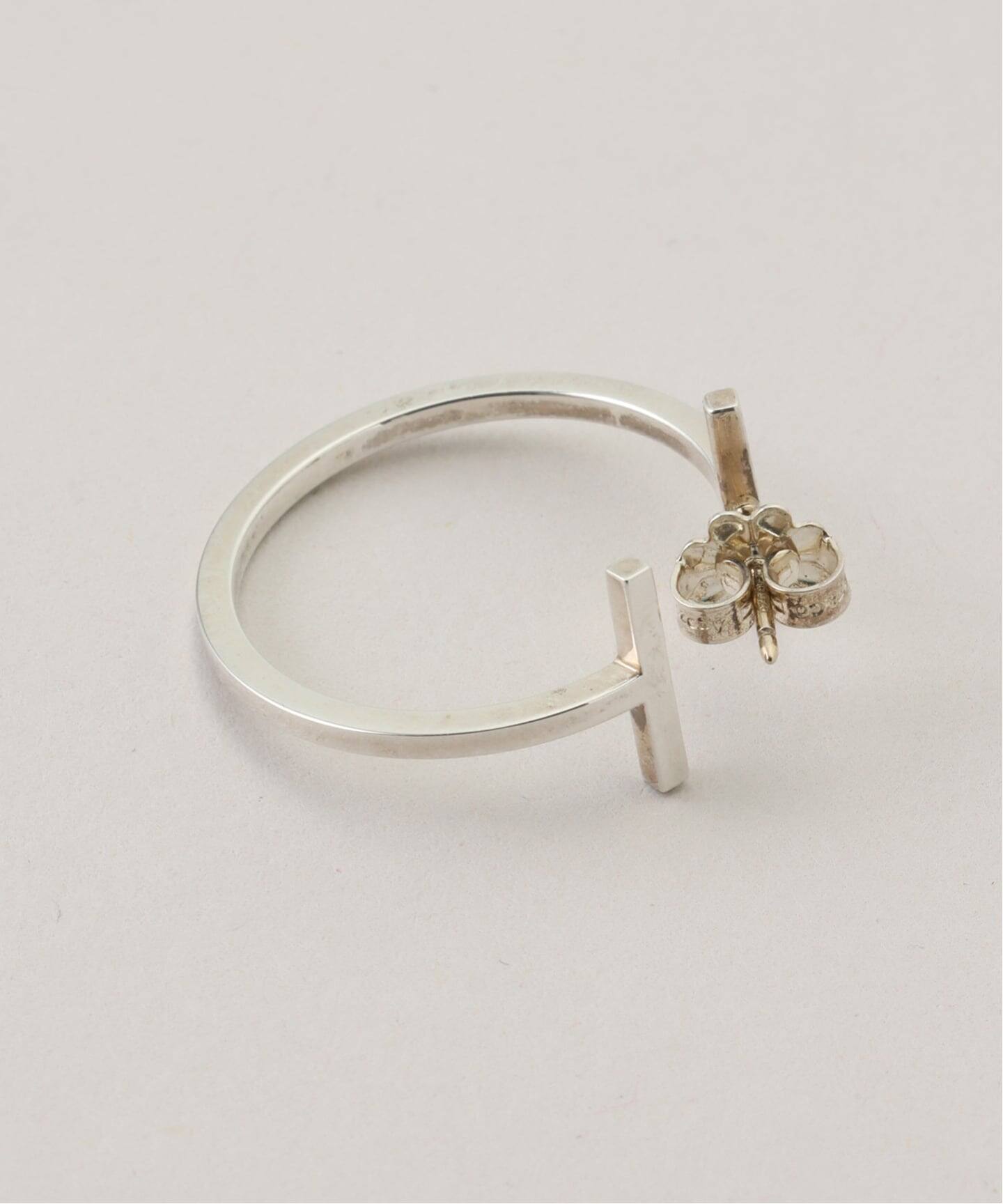 TIFFANY&Co./ティファニー】T wire hoop pierce 925(両耳)（ピアス（両