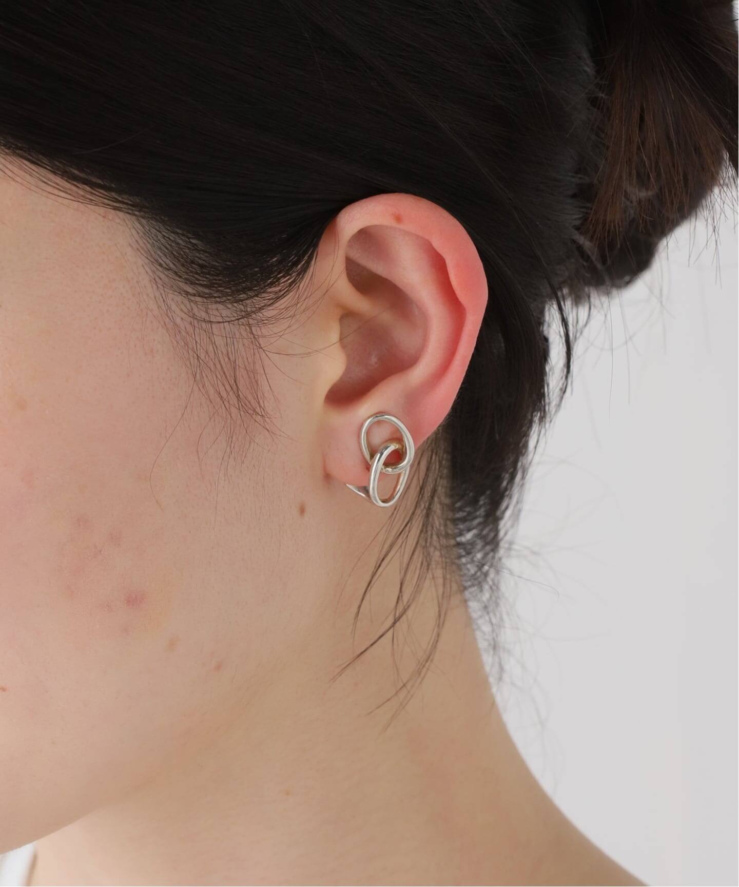 VINTAGE TIFFANY&Co./ティファニー】Double loop earring (両耳
