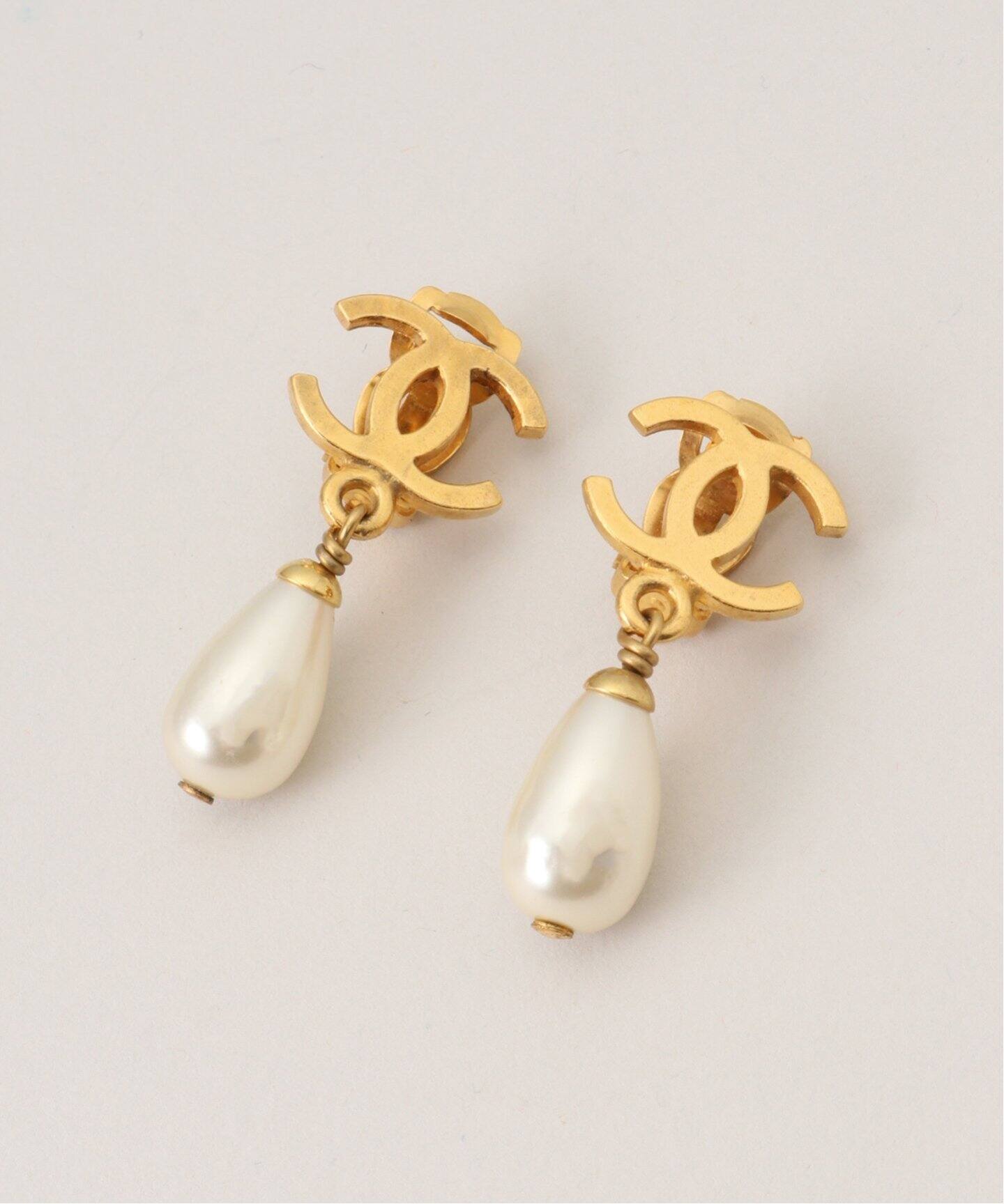 VINTAGE CHANEL/シャネル】イヤリング(両耳)（イヤリング  