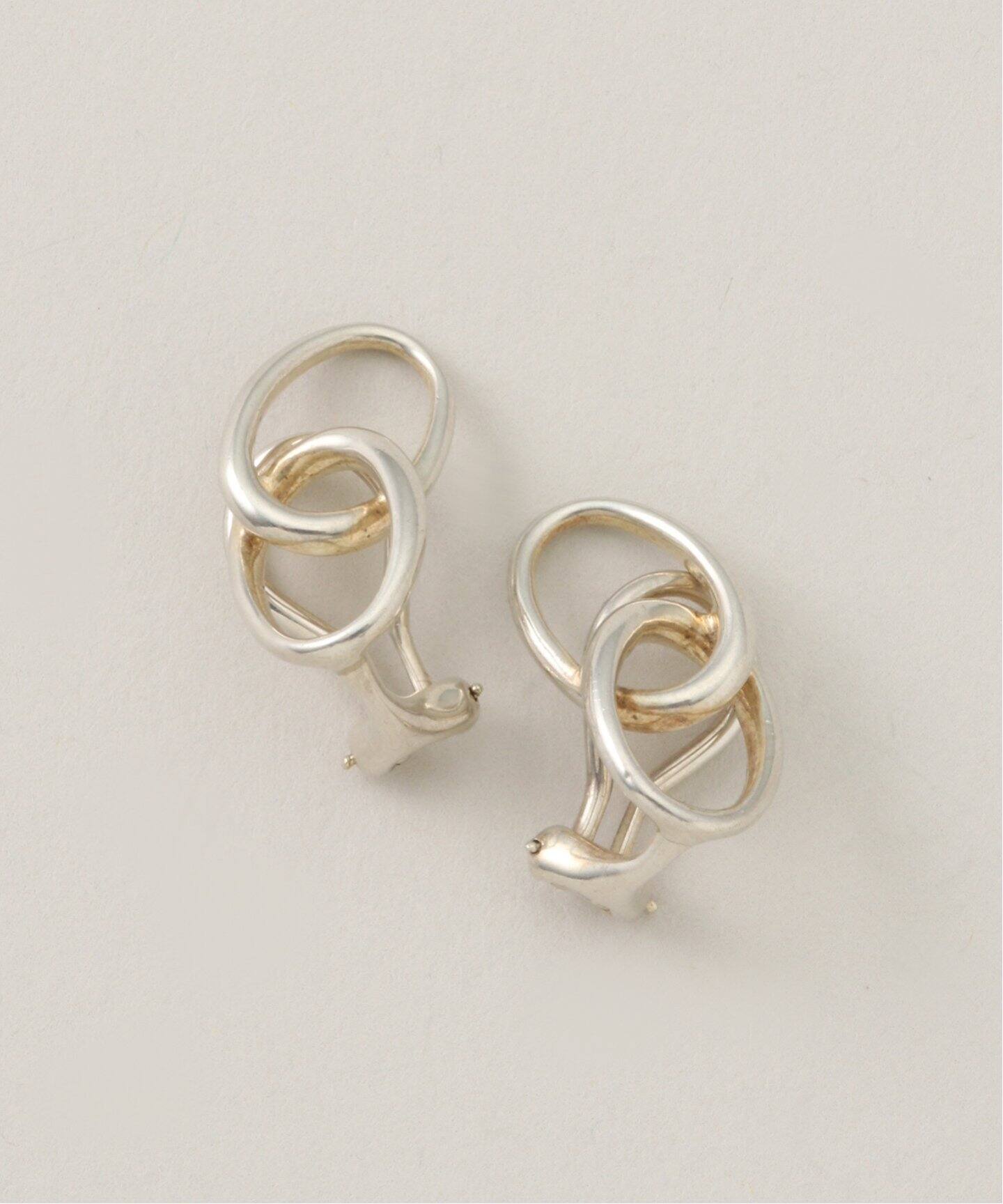VINTAGE TIFFANY&Co./ティファニー】Double hoop earring (両耳