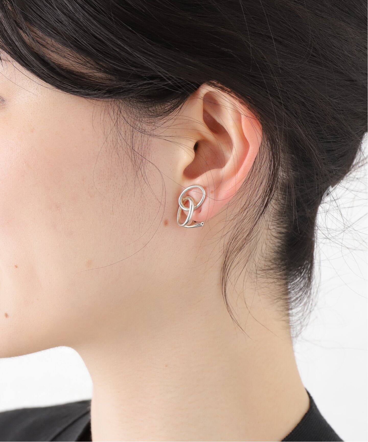 VINTAGE TIFFANY&Co./ティファニー】Double hoop earring (両耳