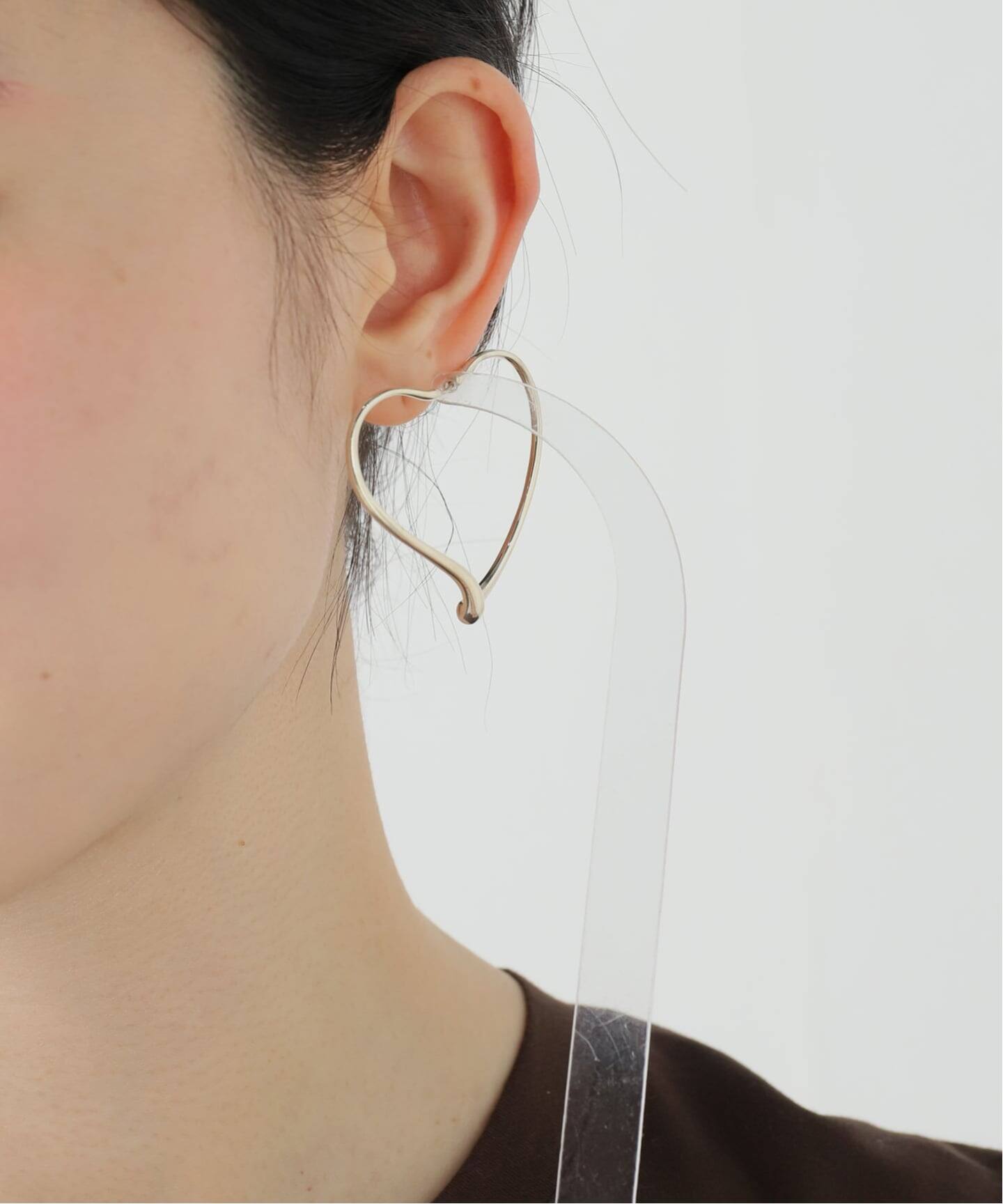 VINTAGE TIFFANY&Co./ティファニー】Open heart hoop pierce s(両耳