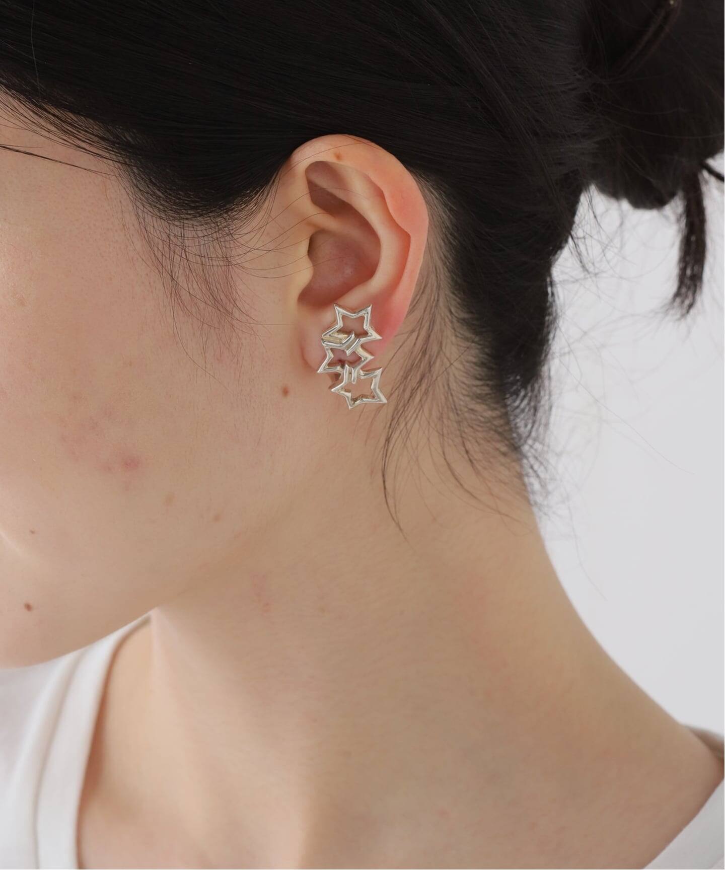 VINTAGE TIFFANY&Co./ティファニー】Triple star earring(両耳