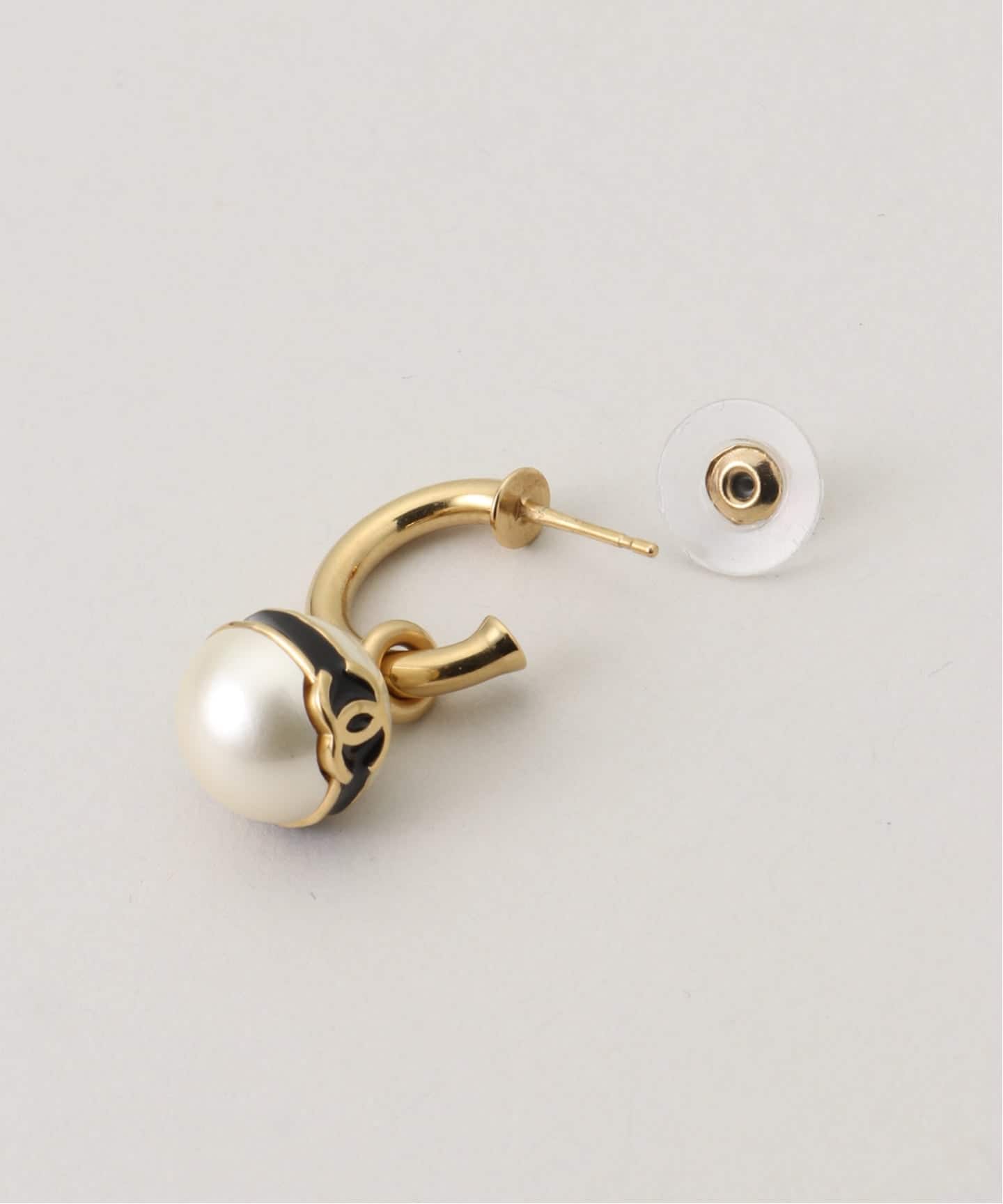 CHANEL★ピアス（両耳） VINTAGE CHANEL/シャネル】 pierce logo rs ball(両耳)（ピアス（両耳