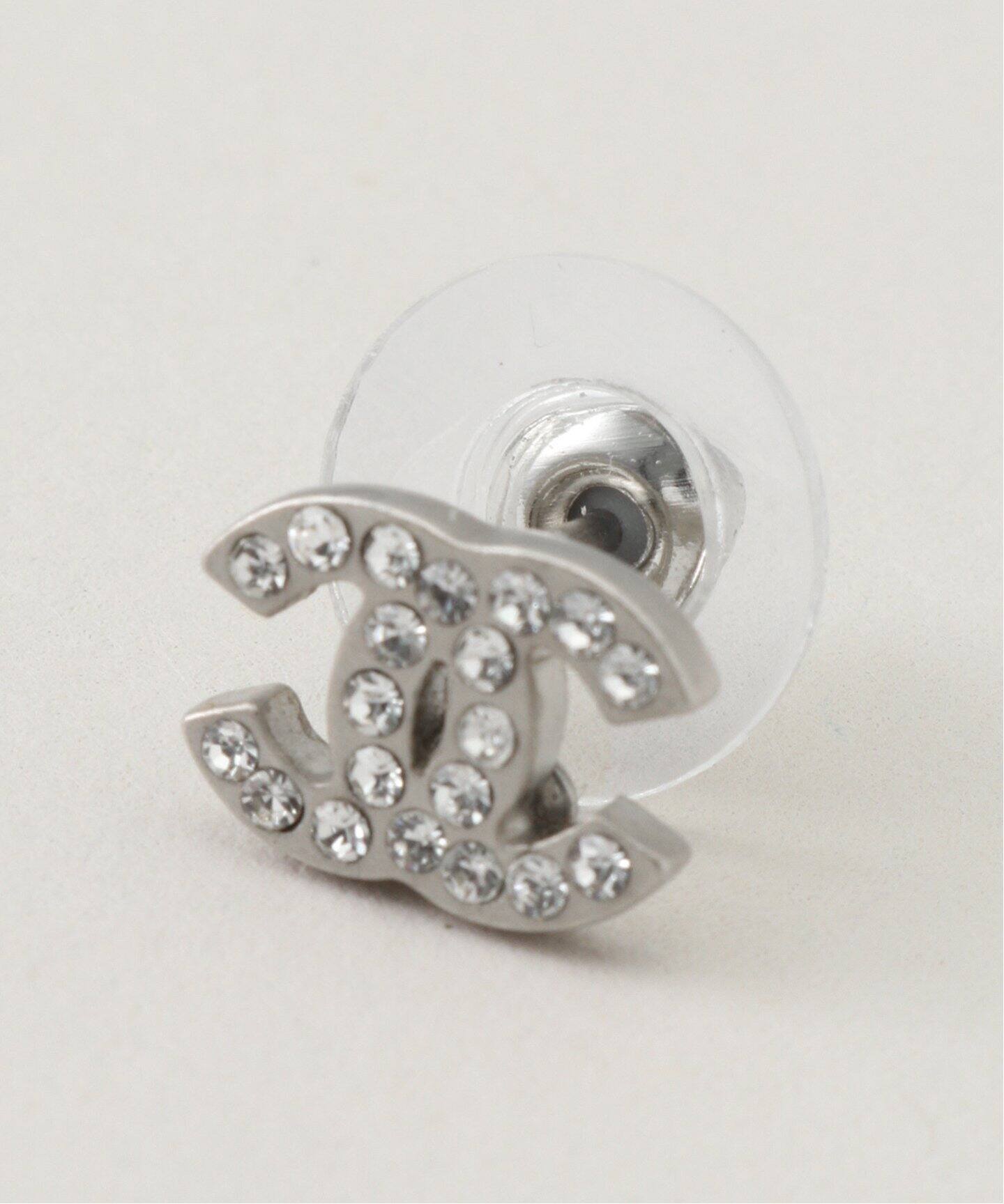 ビンテージ　シャネル　ピアス CHANEL シャネル ピアス カメリア 925 シルバー ヴィンテージ
