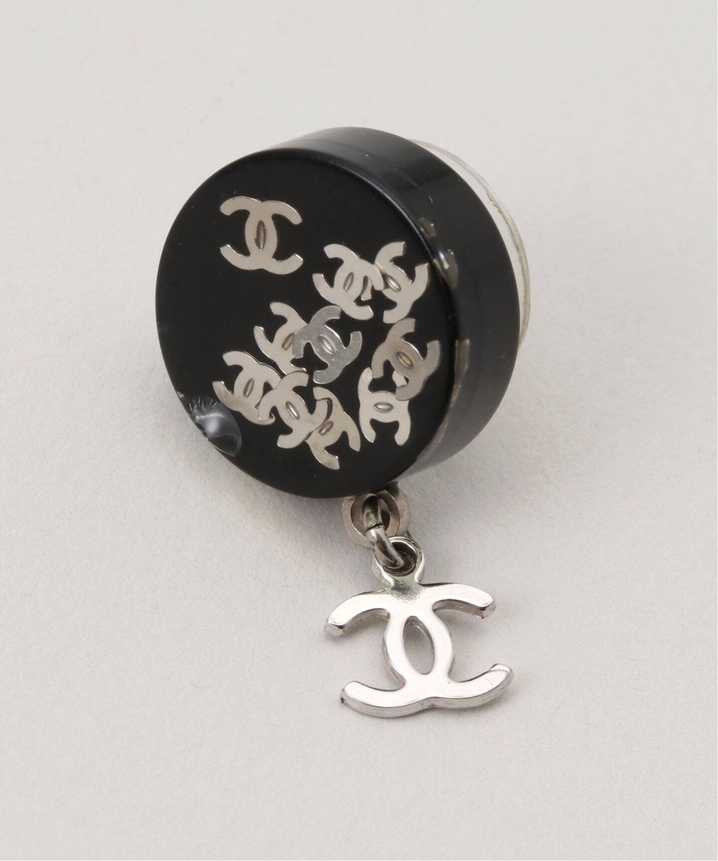 CHANELシャネル ミントグリーン 翡翠風 両耳 スタッドピアス ヴィンテージ VINTAGE CHANEL/シャネル】pierce(両耳)（ピアス（両耳用