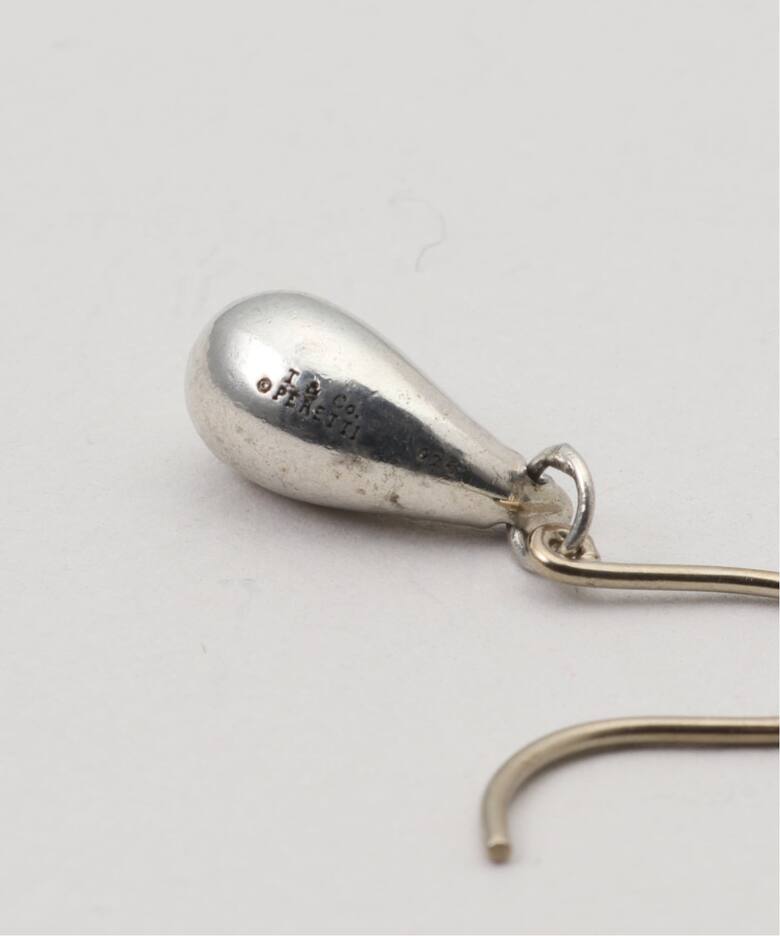VINTAGE TIFFANY&Co./ティファニー】Tear drop pierce (両耳)（ピアス 