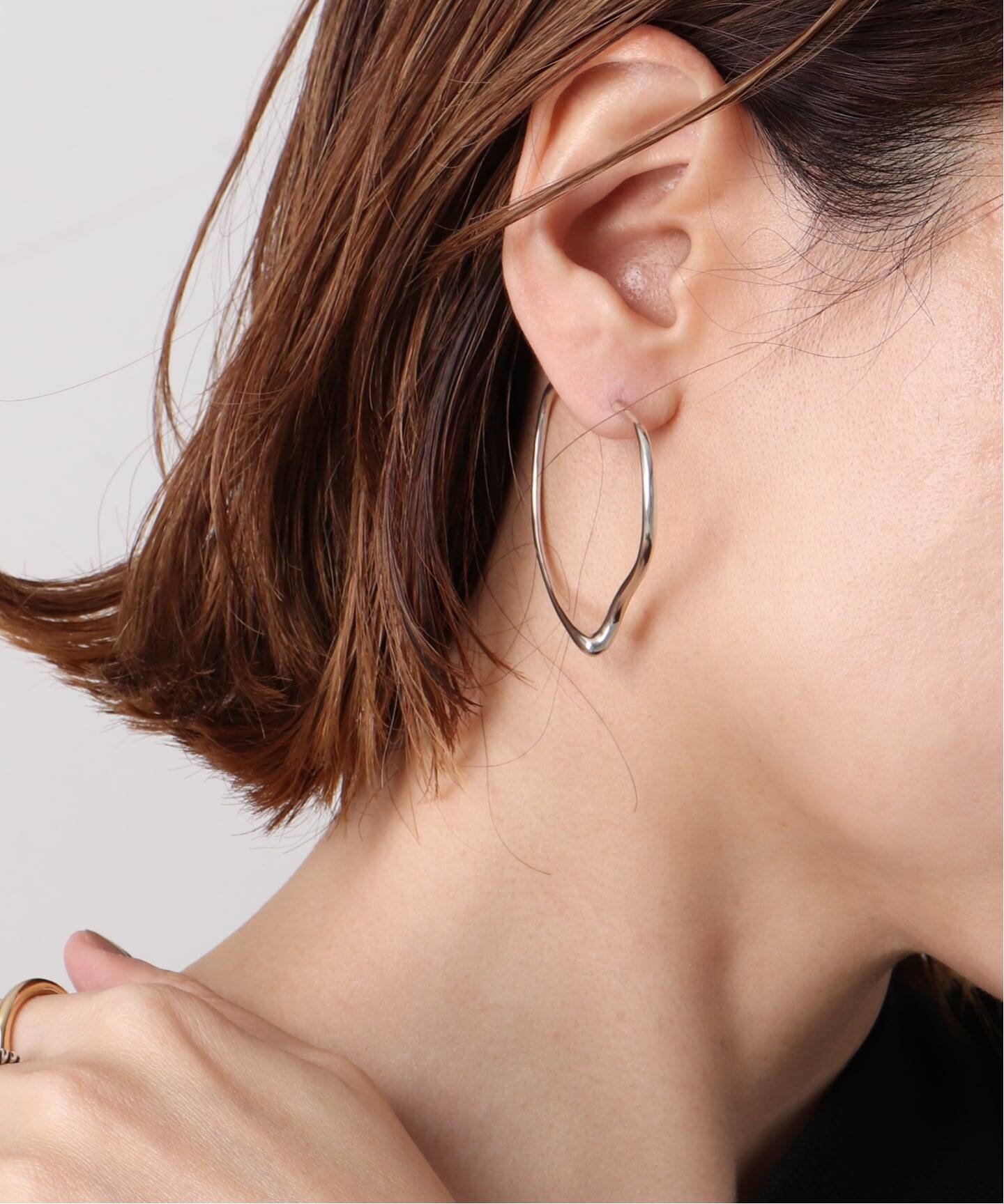 VINTAGE TIFFANY&Co./ティファニー】 Open heart hoop pierce s 