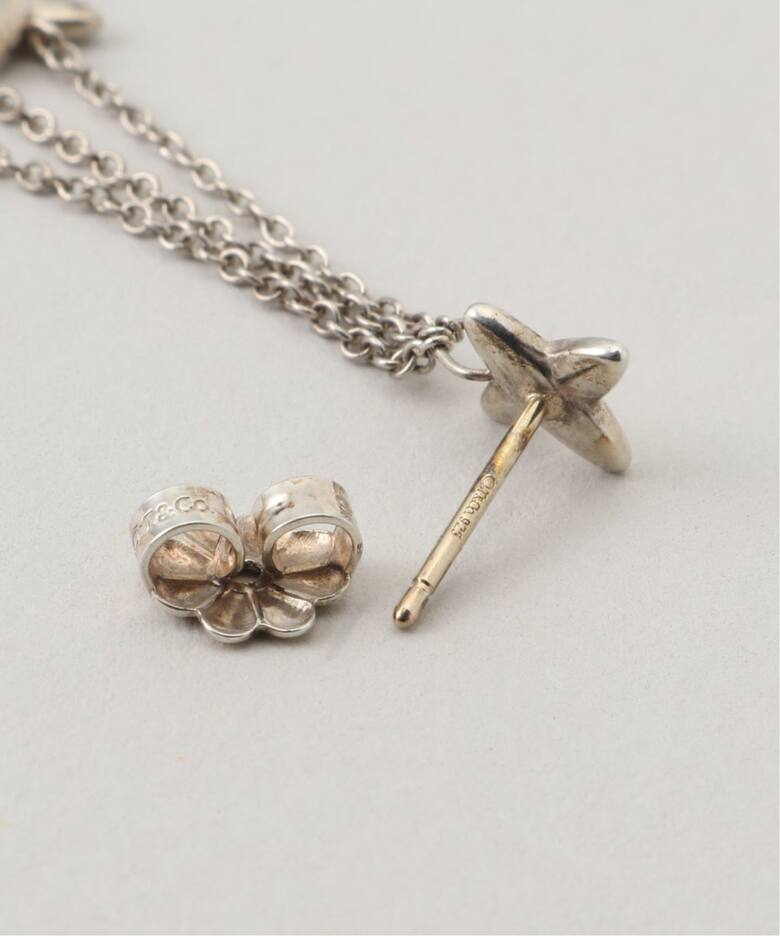 VINTAGE TIFFANY&Co./ティファニー】 Kiss swing pierce(両耳)（ピアス 