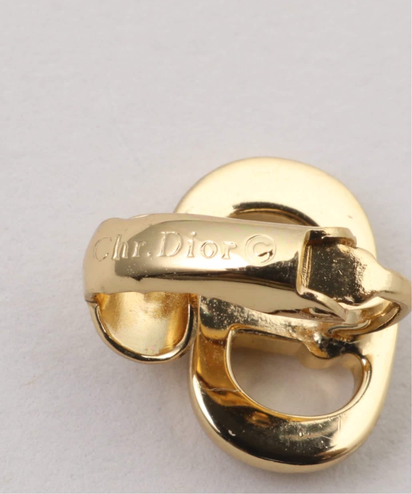 VINTAGE DIOR/ディオール 】earring logo(両耳)（イヤリング
