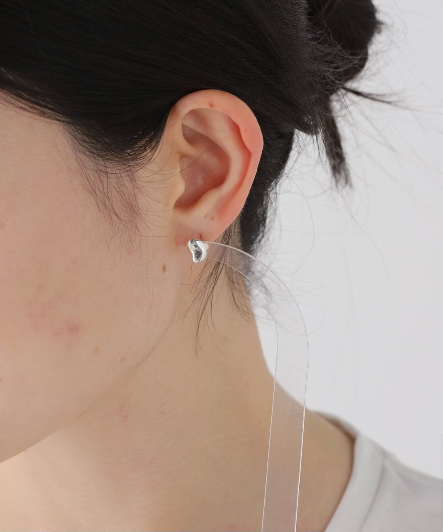 Tiffany & Co. ビーン型ピアス 925シルバー VINTAGE TIFFANY&Co./ティファニー】Bean pierce mini (両耳)（ピアス