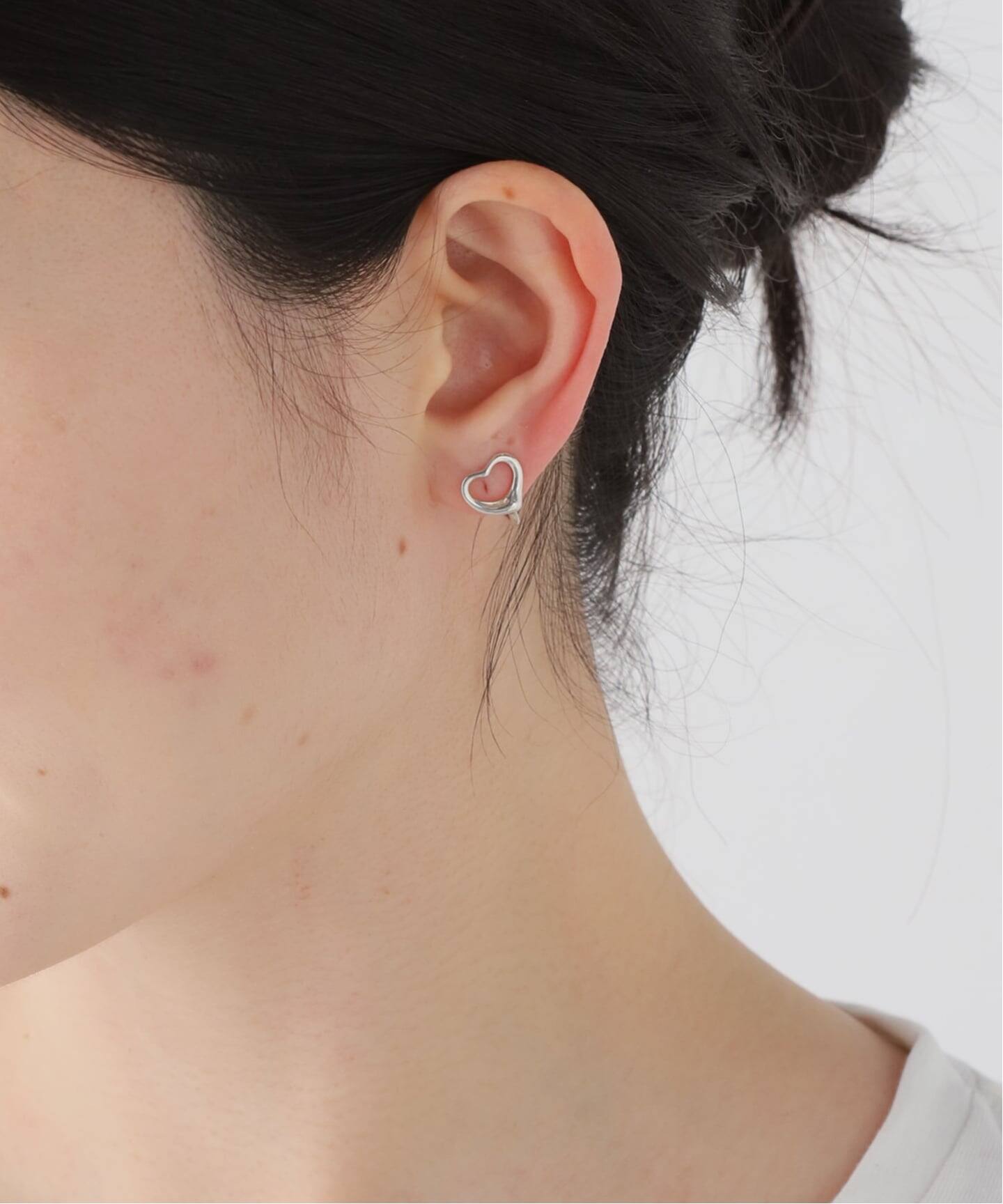 VINTAGE TIFFANY&Co./ティファニー】Open heart earring xs(両耳