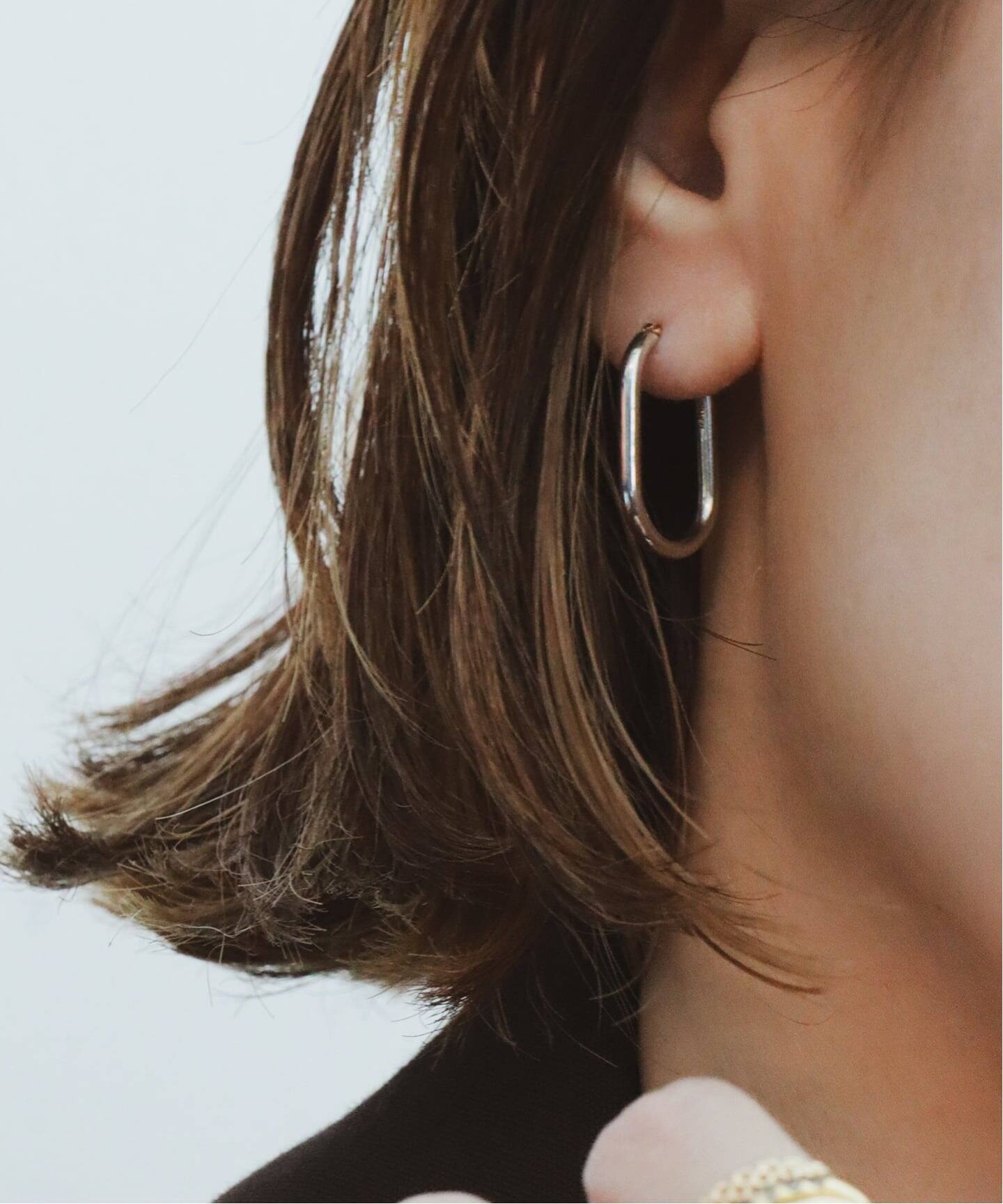 SV925 oval pierce(両耳)（ピアス（両耳用））｜DECOUVERTE（デクー 