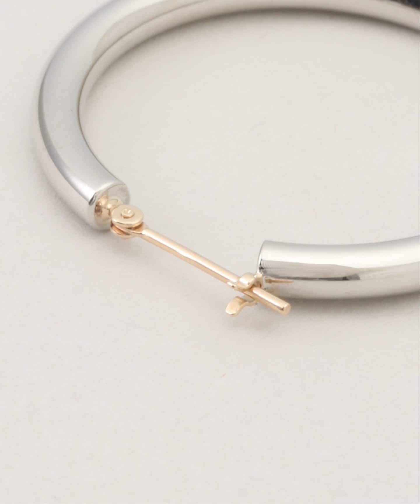 SV925 0.3pipe/3.0cm hoop pierce(両耳)（ピアス（両耳用