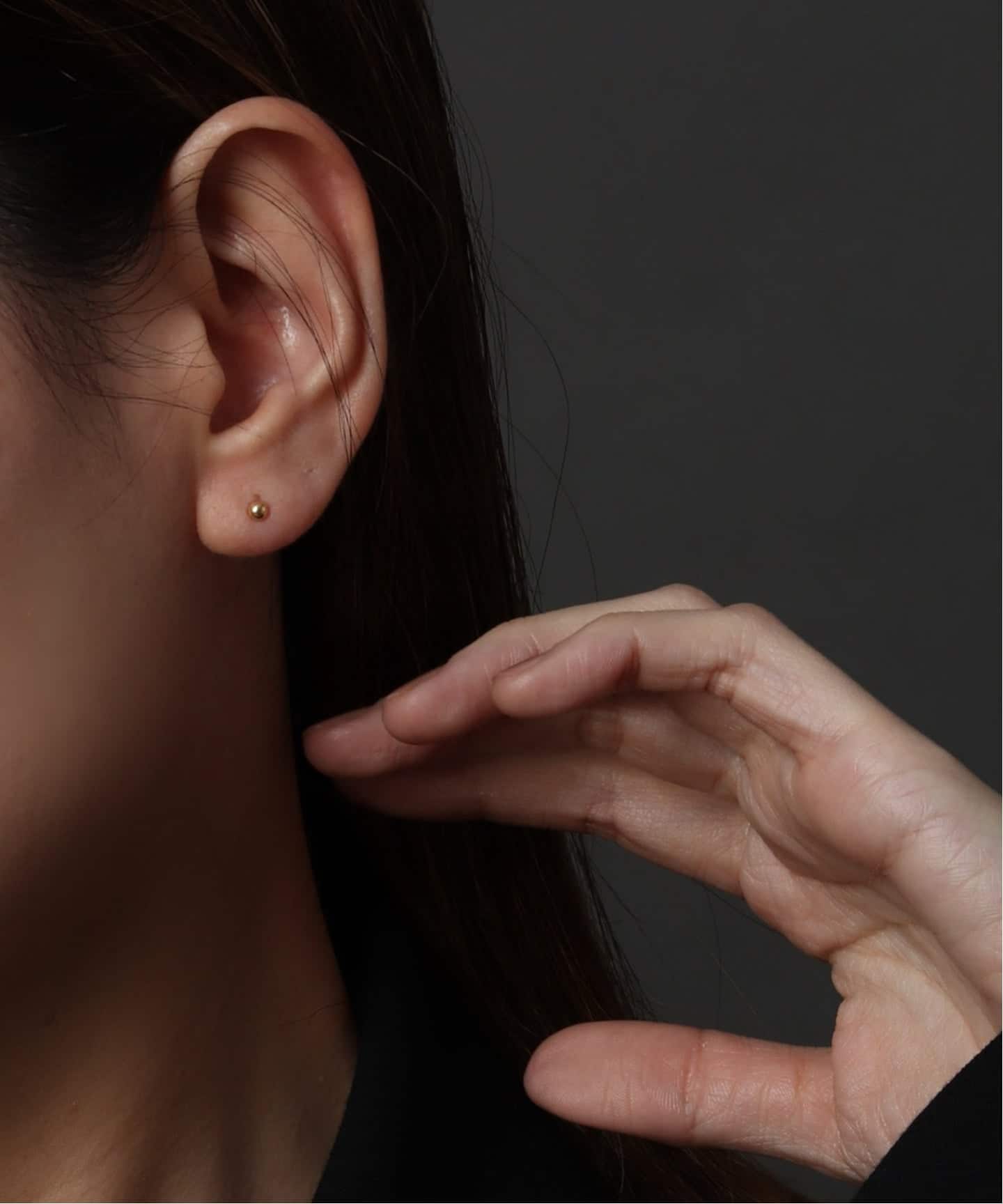 18K 0.3 ball pierce(両耳)（ピアス（両耳用））｜DECOUVERTE（デクー