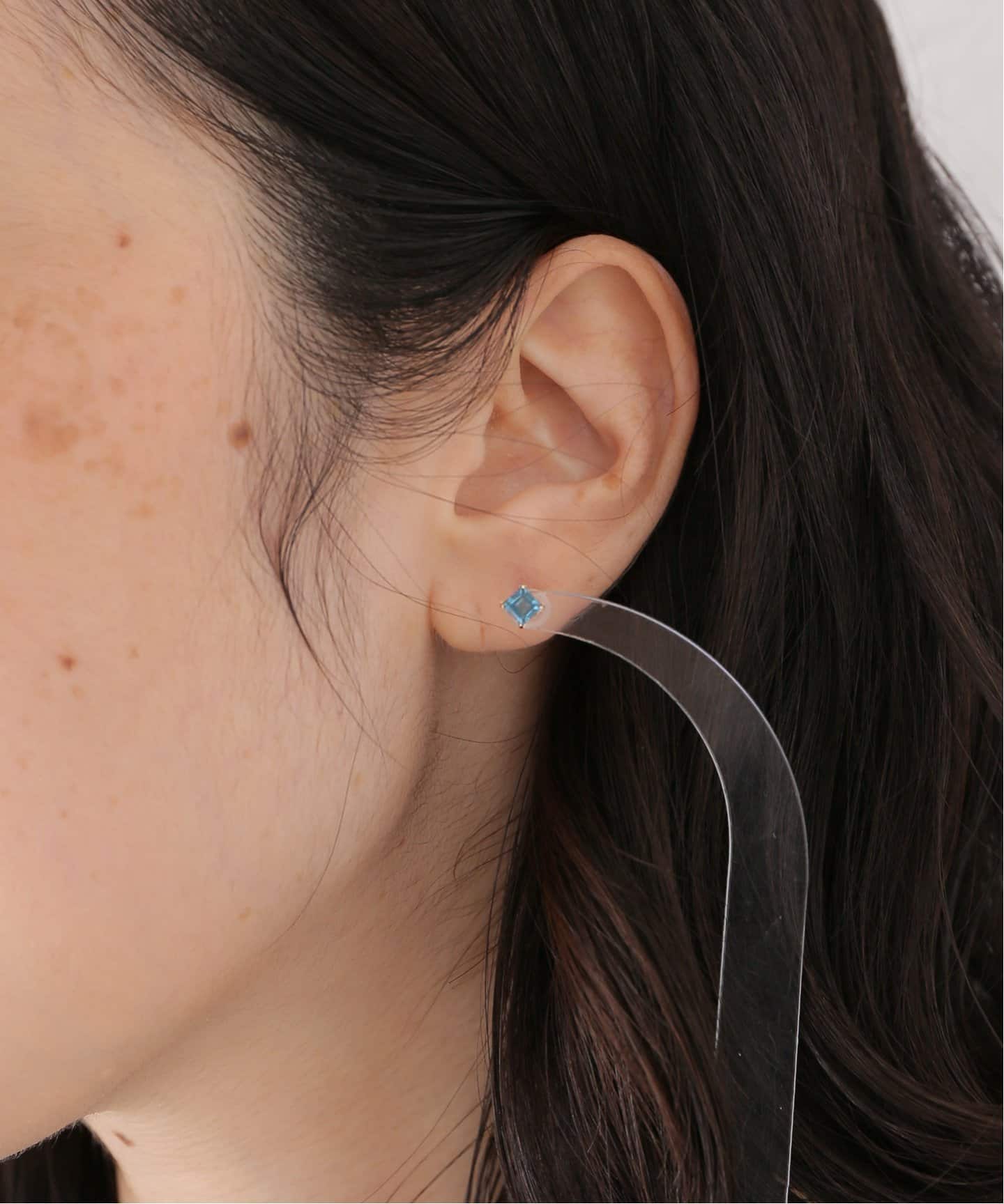 Découverte デクーヴェルト ENSEMBLE k10 ピアス 10K onyx pierce(両耳)（ピアス（両耳用））｜DECOUVERTE