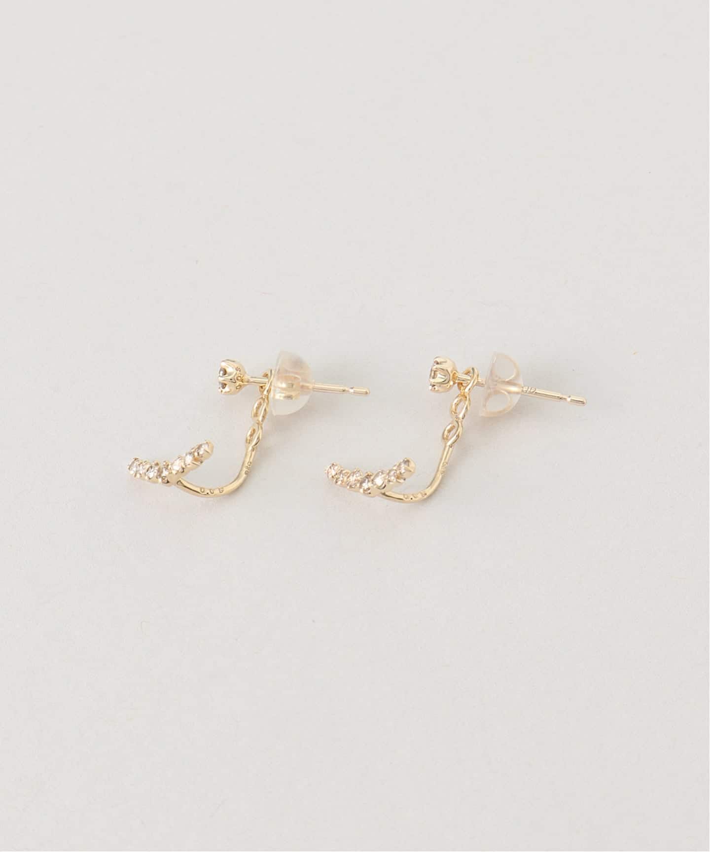 DECOUVERTE ON JEWELRY ベイクルーズ　ピアス DECOUVERTE】K18 HOOP PIERCE｜DECOUVERTE（デクーヴェルト
