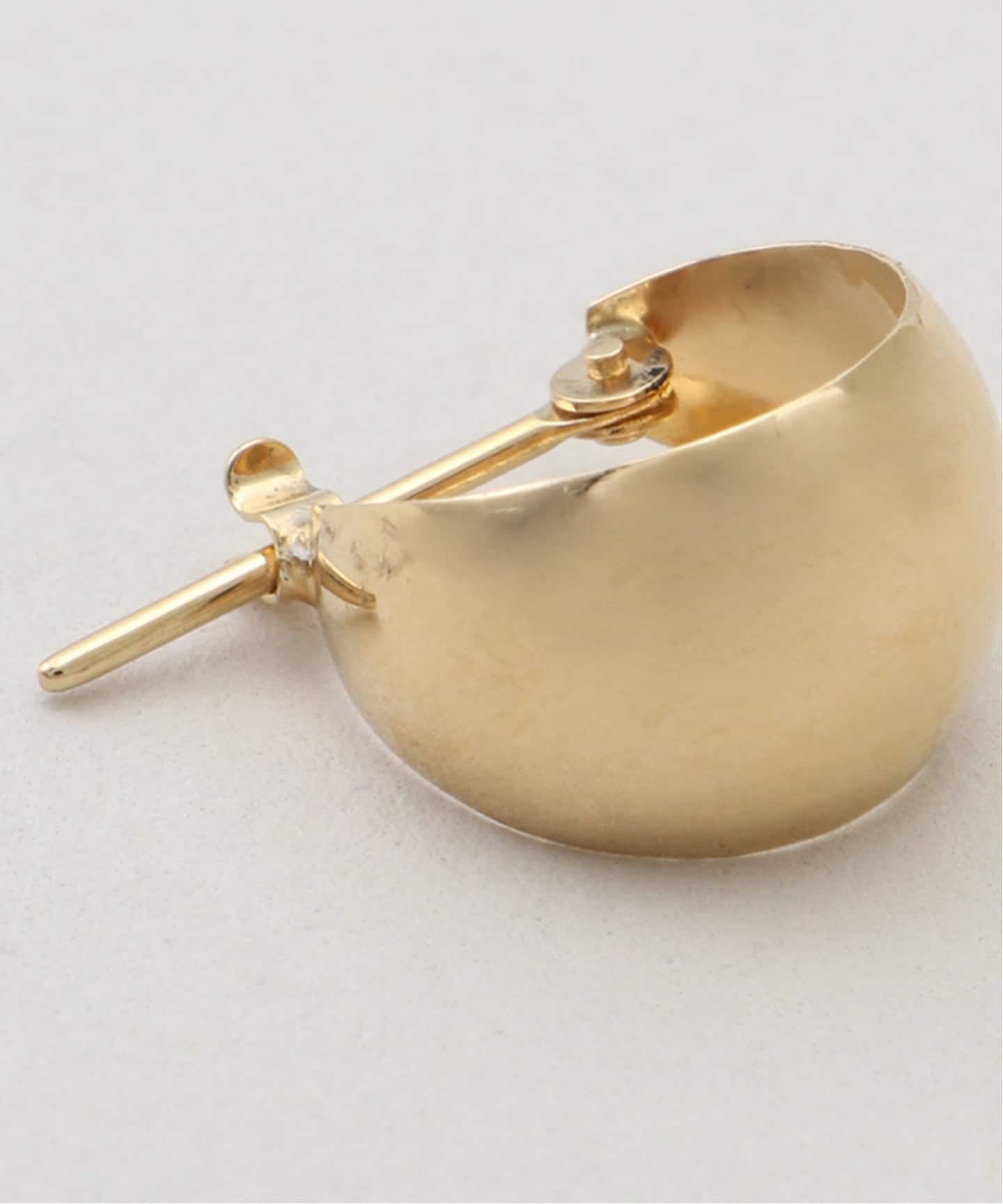 18K wide volume small pierce(両耳)（ピアス（両耳用））｜DECOUVERTE