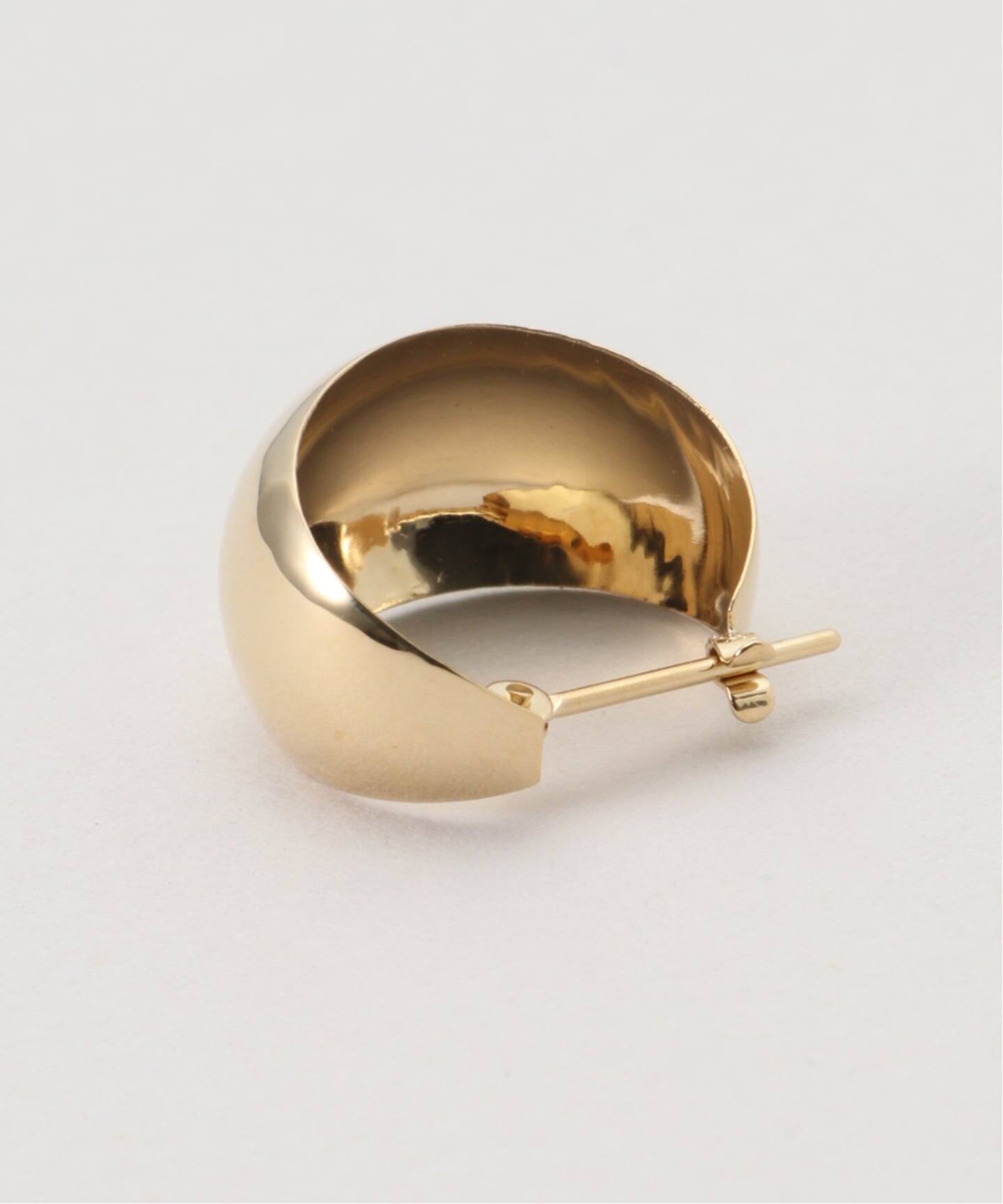 18K wide volume pierce(両耳)（ピアス（両耳用））｜DECOUVERTE