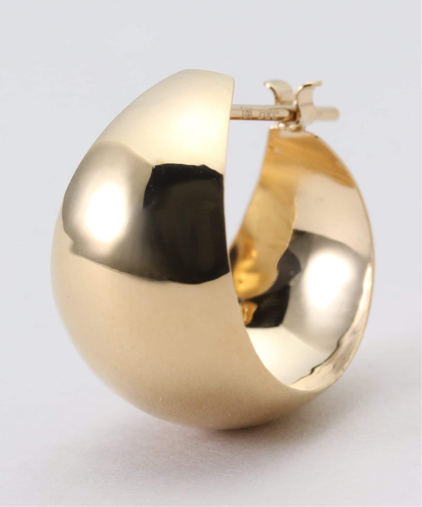 18K wide volume pierce(両耳)（ピアス（両耳用））｜DECOUVERTE