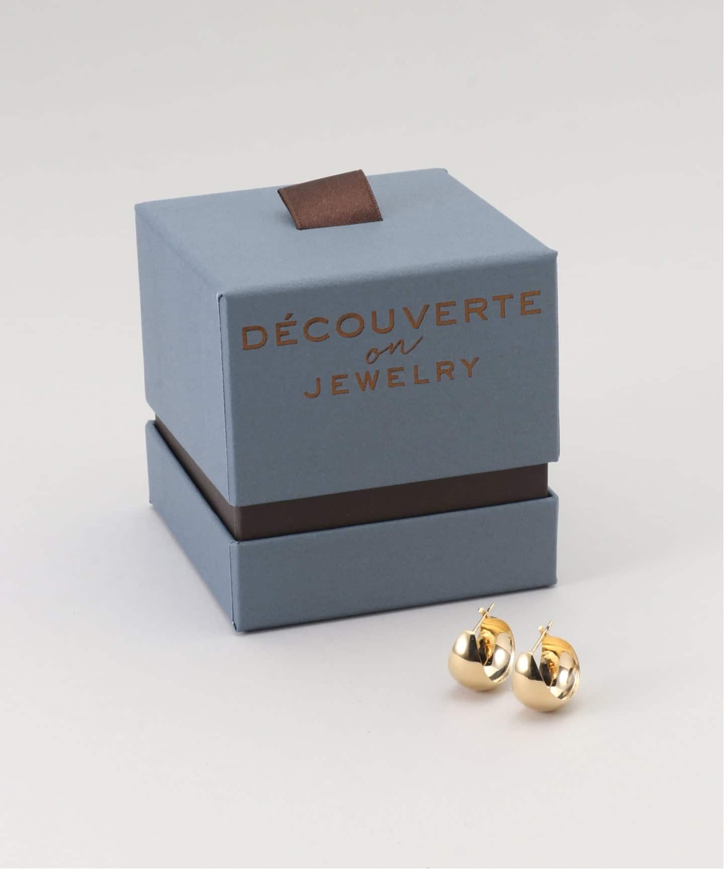 18K wide volume pierce(両耳)（ピアス（両耳用））｜DECOUVERTE