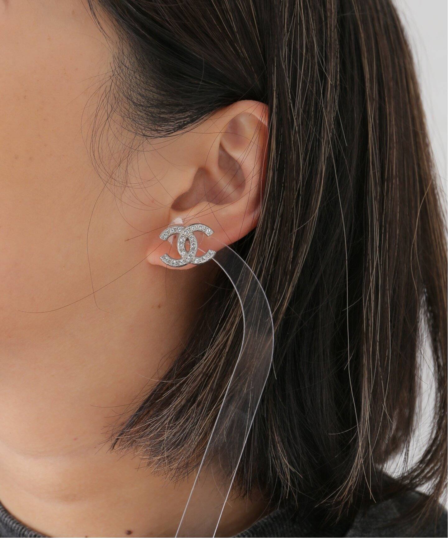 VINTAGE CHANEL/シャネル】CC pierce(両耳)（ピアス（両耳用 