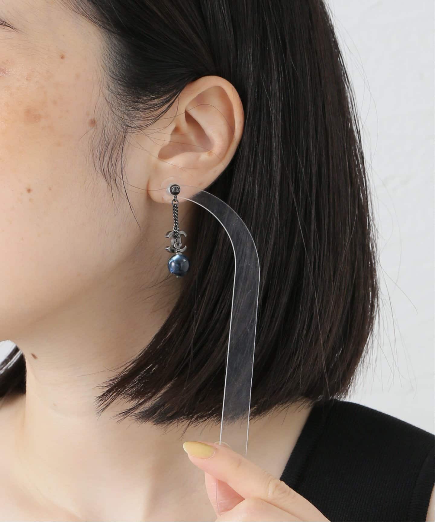 VINTAGE CHANEL/シャネル】CC pierce ball(両耳)（ピアス（両耳