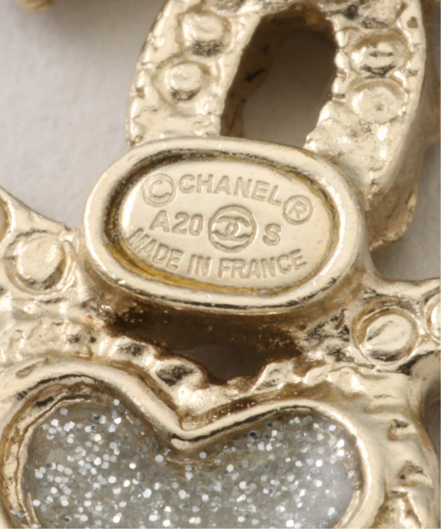 VINTAGE CHANEL/シャネル】CC pierce heart star(両耳)（ピアス