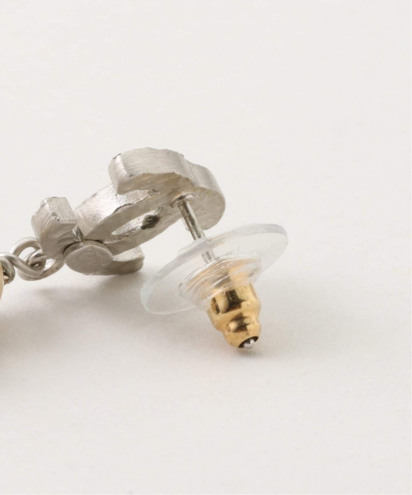 VINTAGE CHANEL/シャネル】 pierce logo rs ball(両耳)（ピアス