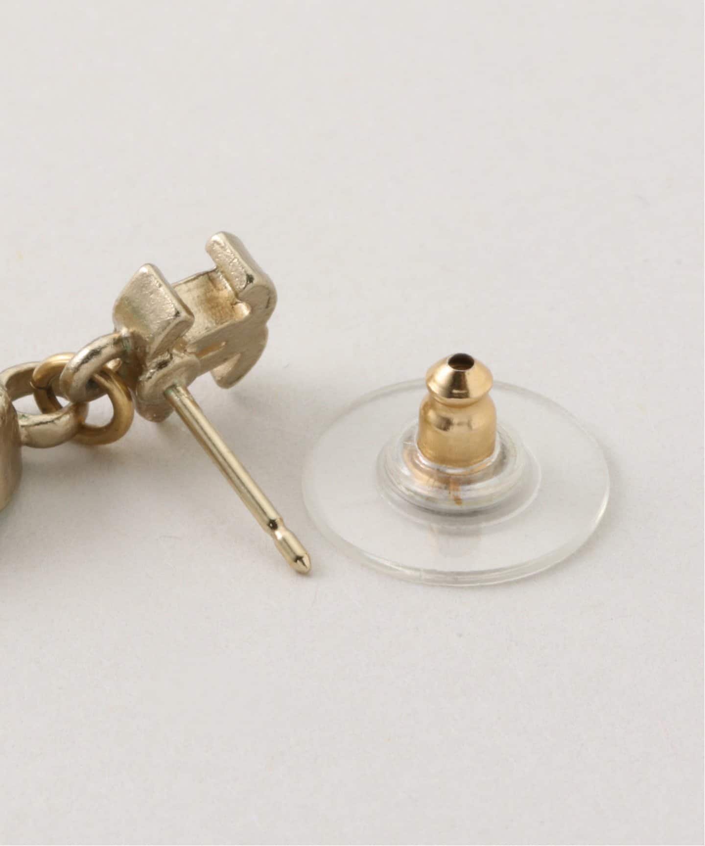 CHANEL★ピアス（両耳） VINTAGE CHANEL/シャネル】pierce logo(両耳)（ピアス（両耳用