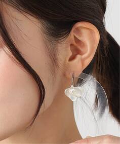 VINTAGE CHANEL/シャネル】 pierce logo flower(両耳)（ピアス（両耳用 