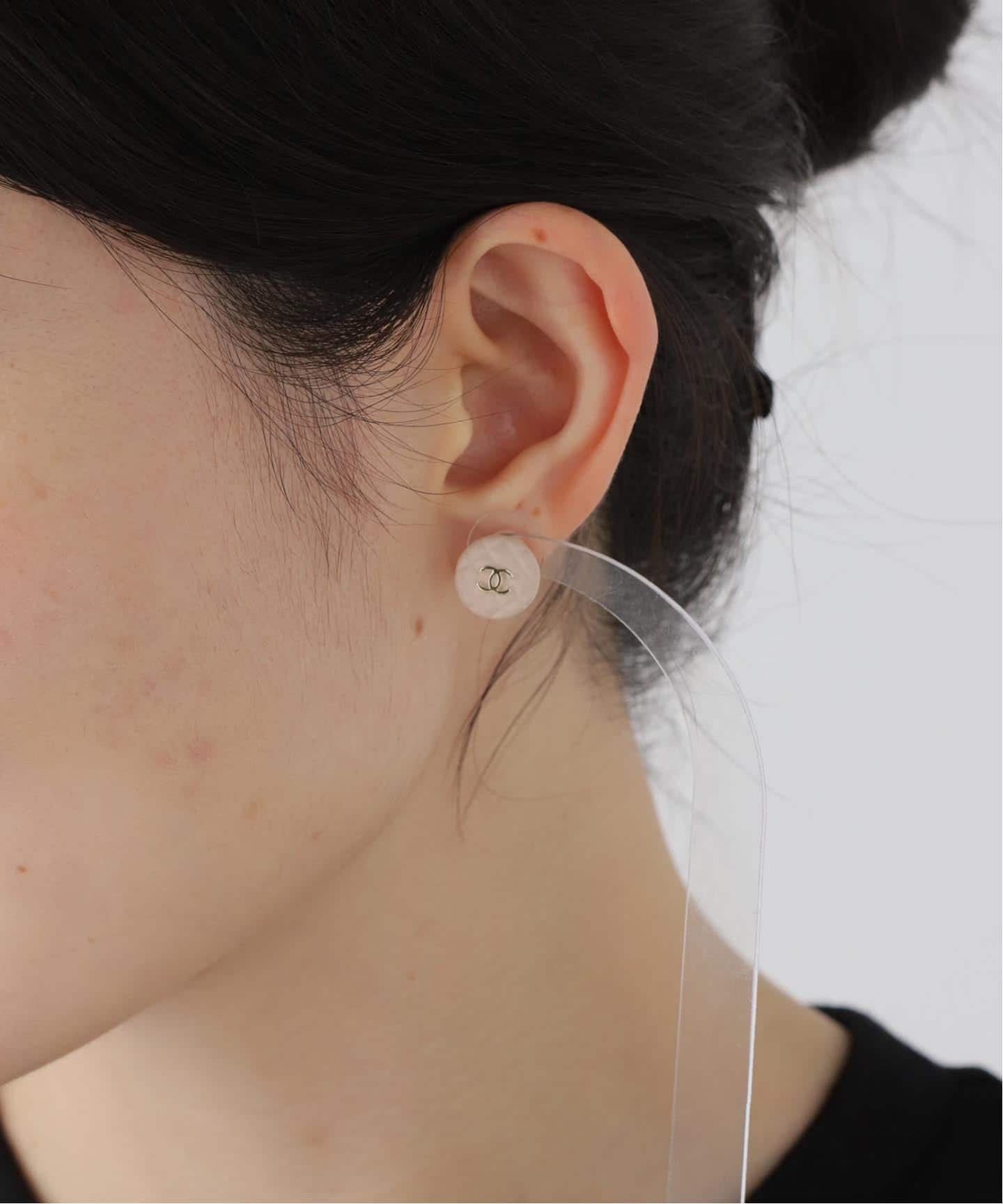 CHANEL/シャネル】CC pierce quilting (両耳)（ピアス（両耳用
