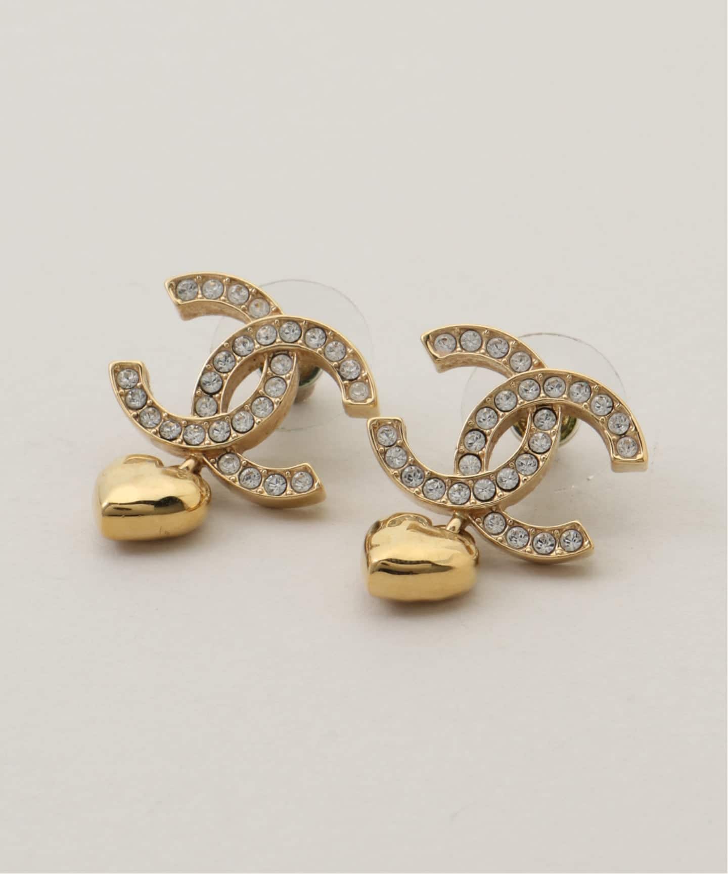 CHANEL/シャネル】CC pierce rs heart (両耳)（ピアス（両耳用