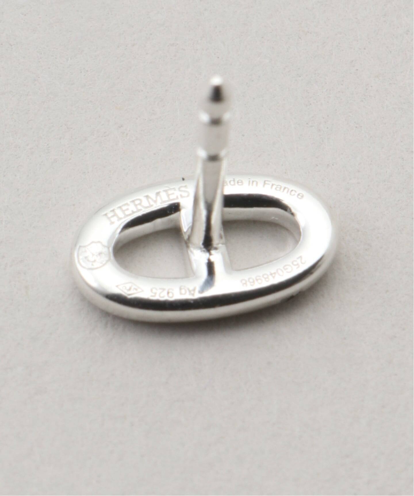 VINTAGE HERMES/エルメス】Chaine dAncre pierce tpm(両耳)（ピアス