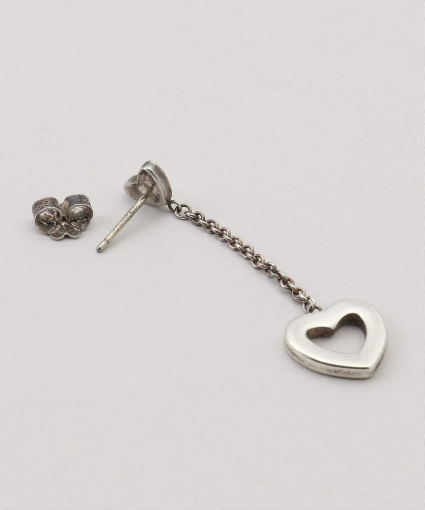 VINTAGE TIFFANY&Co./ティファニー】 Double heart drop pierce(両耳