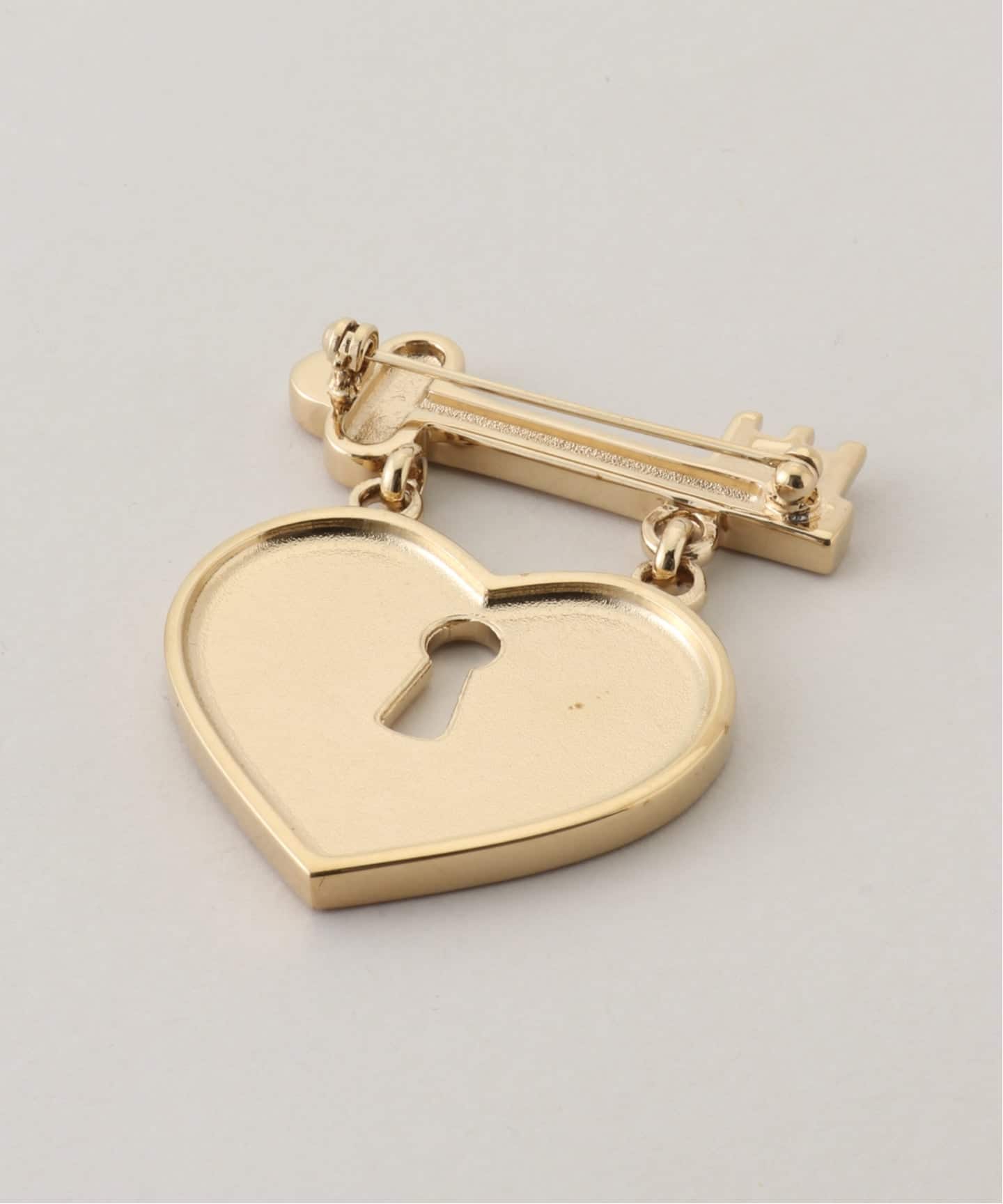 VINTAGE CHANEL/シャネル】 brooch heart lock key（コサージュ