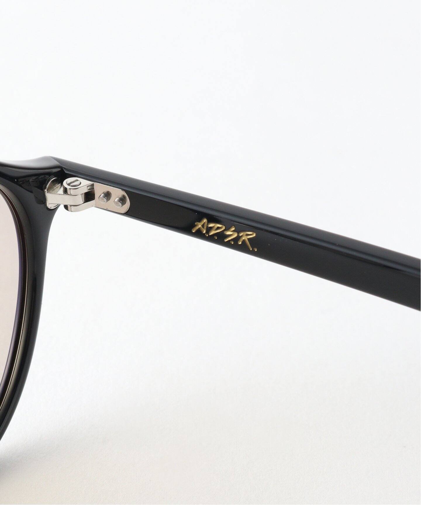A.D.S.R. SATCHMO 01(b). Shiny Black / Si（メガネ）｜BOICE FROM
