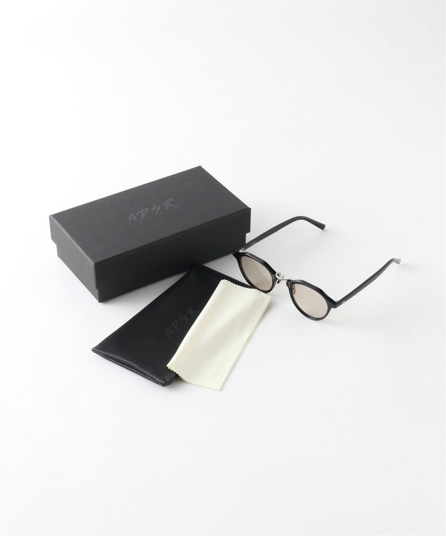 A.D.S.R. SATCHMO 01(b). Shiny Black / Si（メガネ）｜BOICE FROM