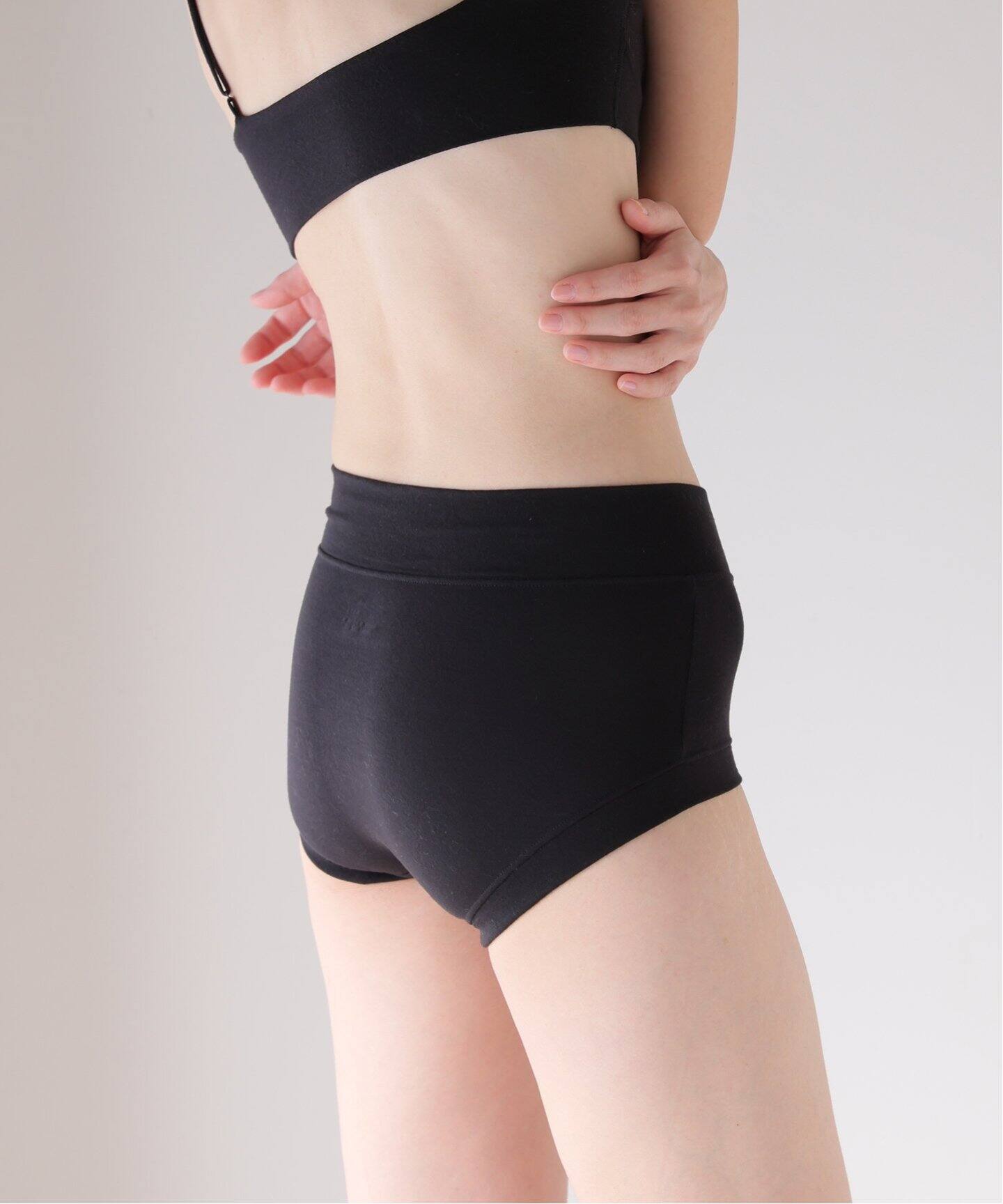 Emily week ベロア　ブラとショーツのセット　ネイビー　新品未開封 エミリーウィーク EMILY WEEK 【ACTIVE】Bamboo ストレッチブラ