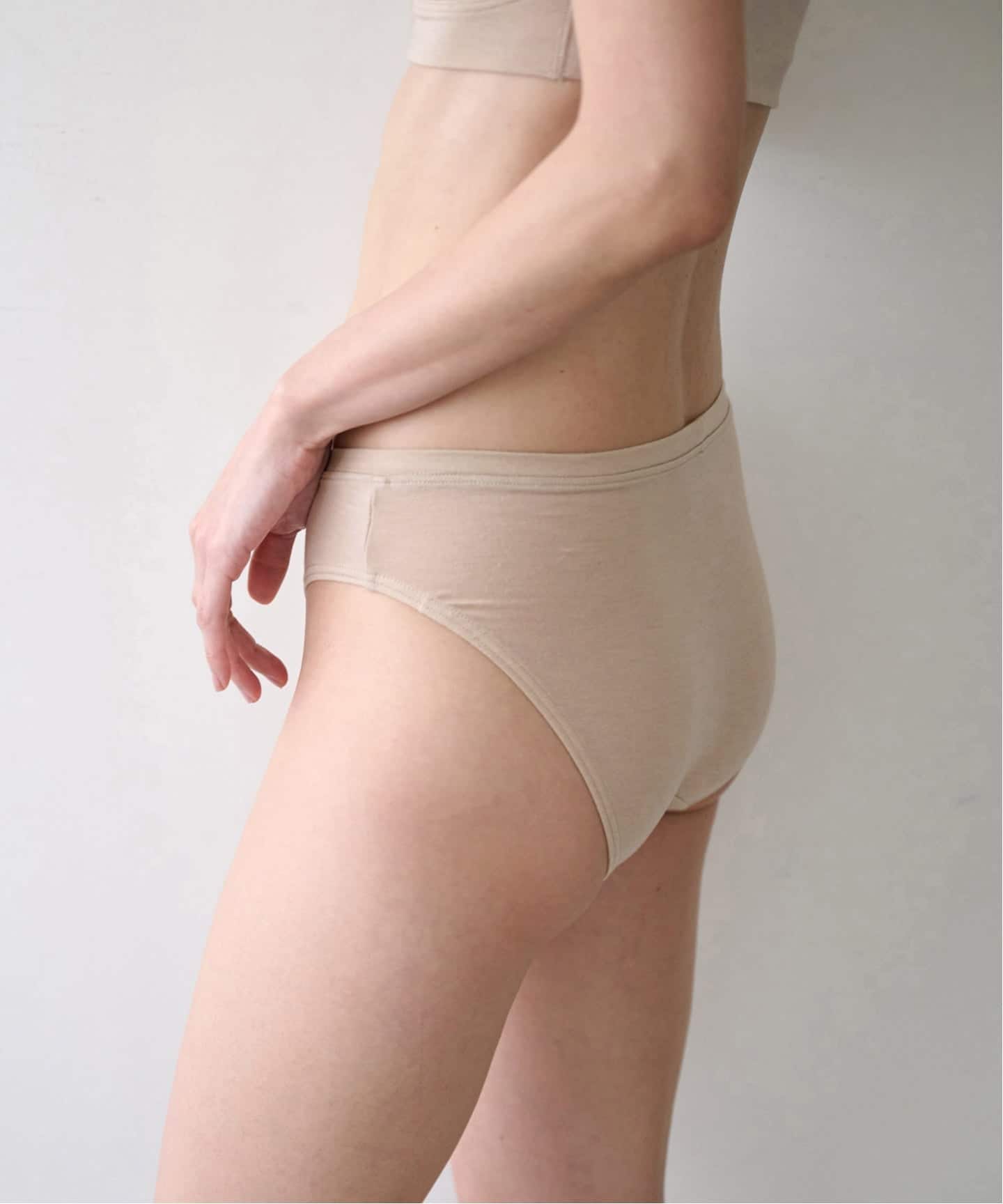 ACTIVE】Bamboo ストレッチビキニショーツ（ベージュ）（ショーツ