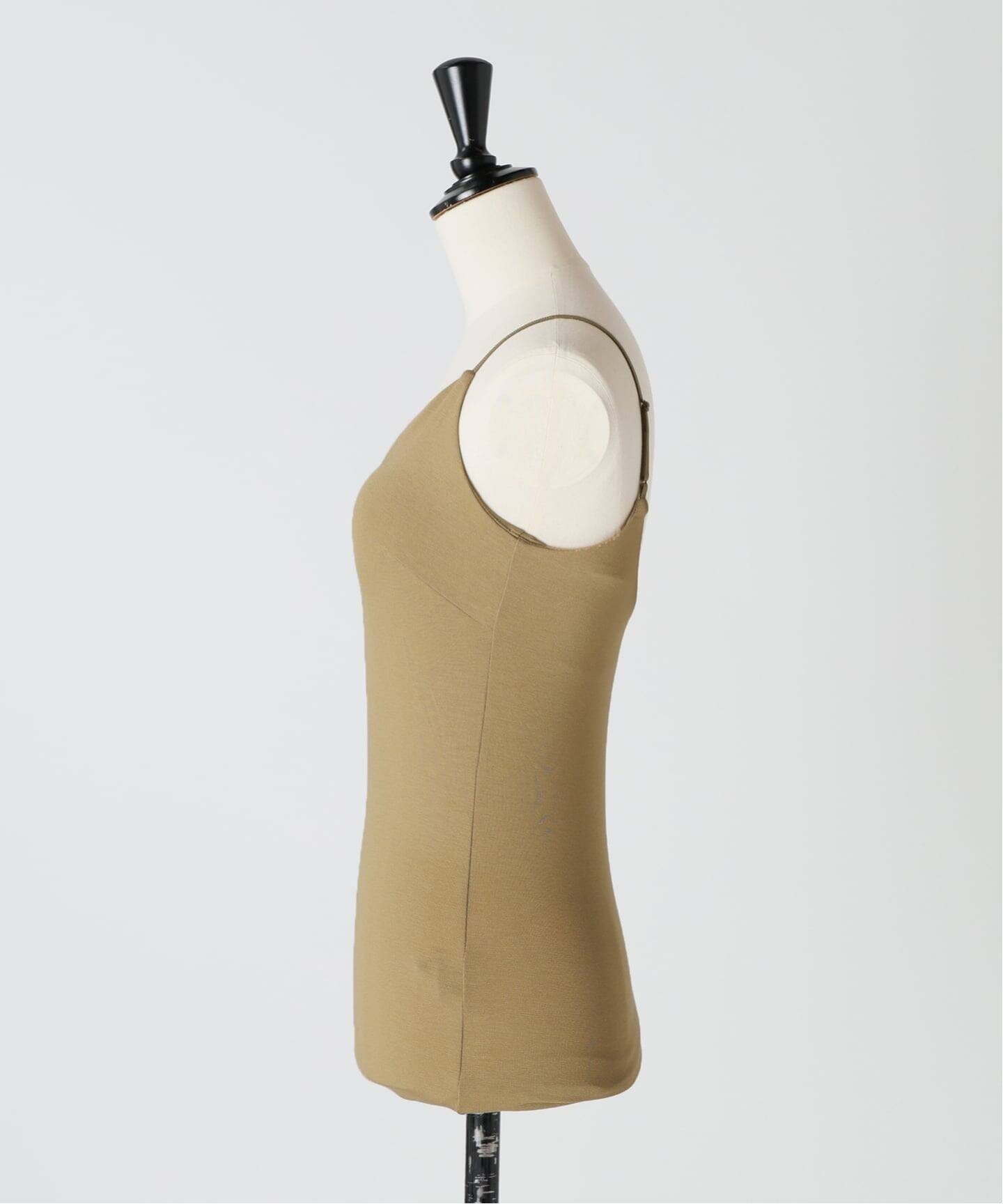 RESET】オーガニックコットン混 ブラキャミソール（ベージュ、ボルドー