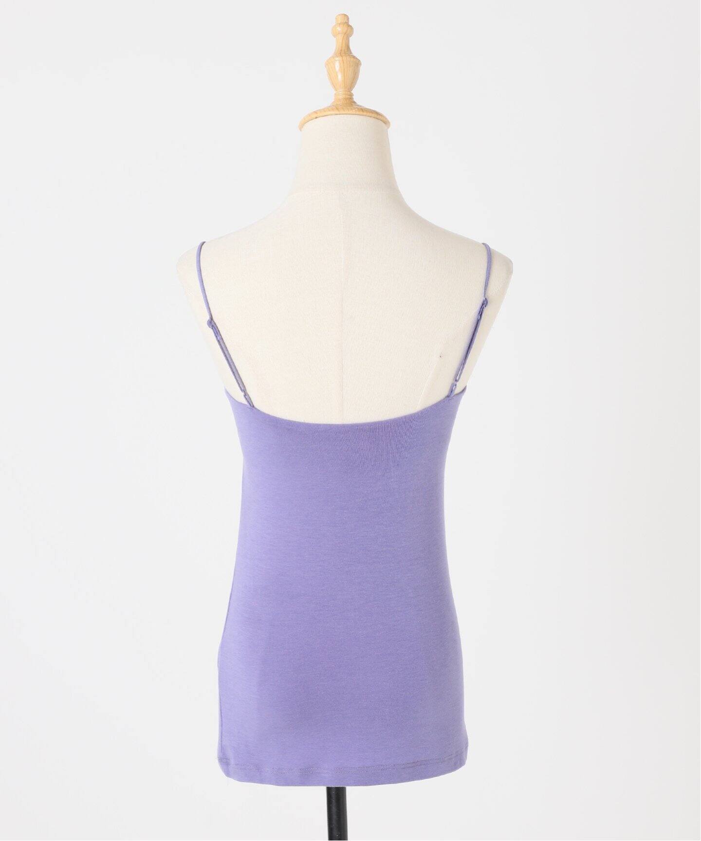 ACTIVE】Bamboo ストレッチキャミソール（アンバー、パープル