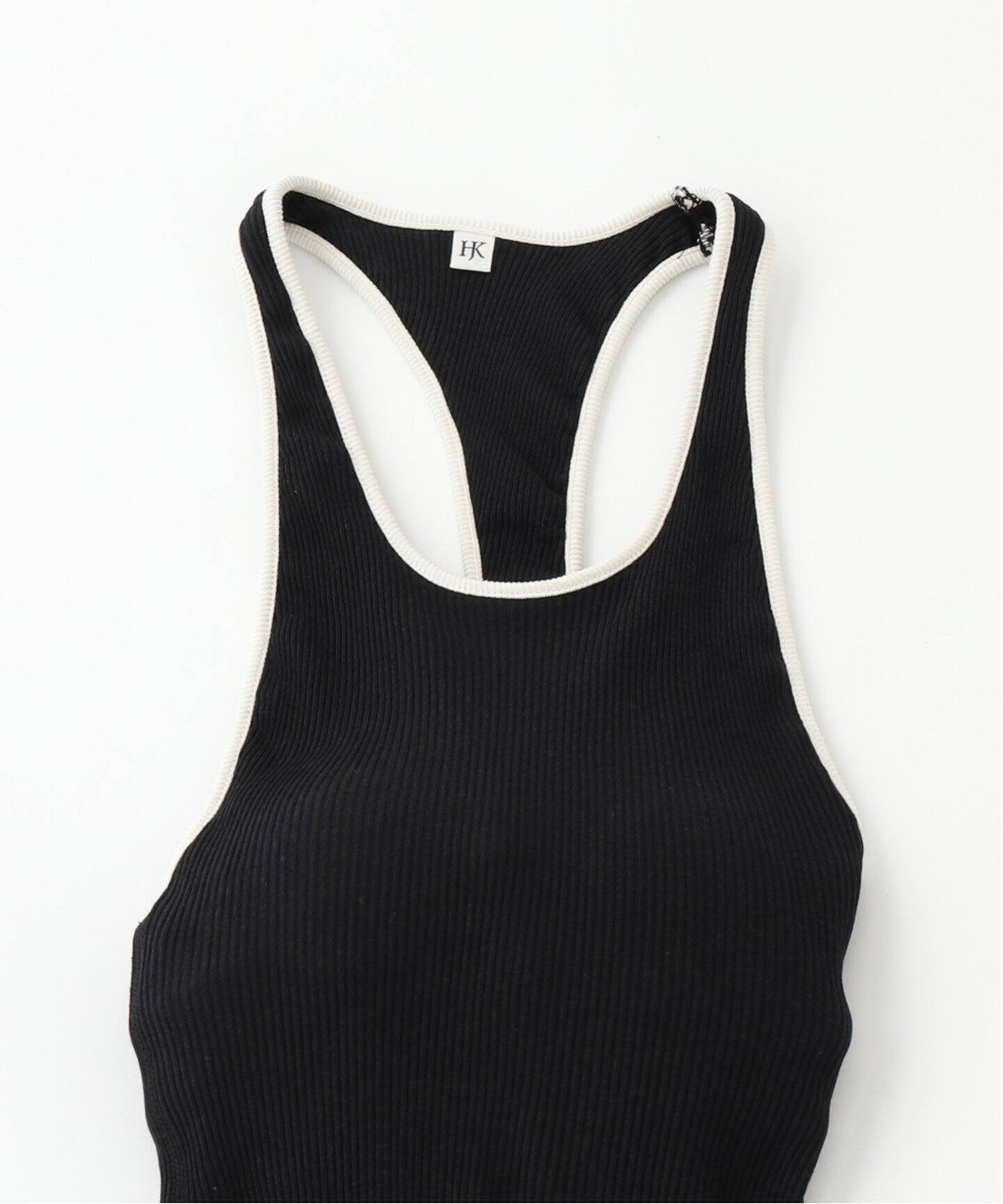 HAKUJI/ハクジ】Twist cotton asym bra タンクトップ / H232510 