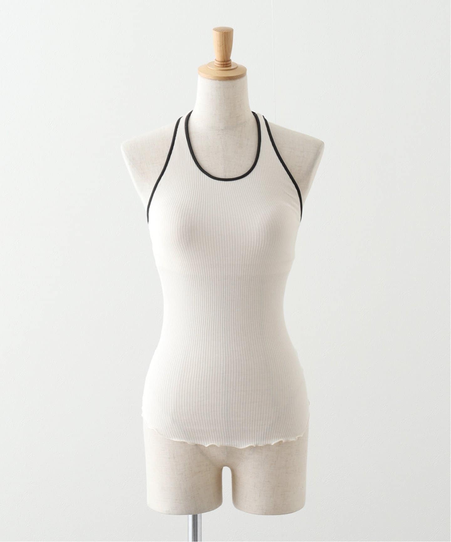 HAKUJI/ハクジ】Twist cotton asym bra タンクトップ / H232510