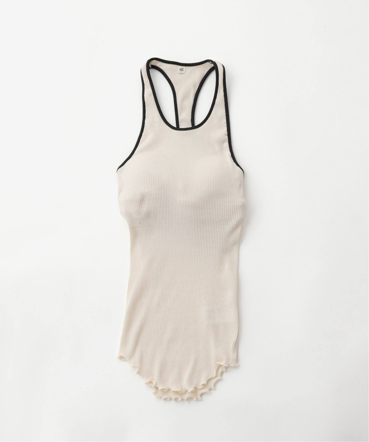 HAKUJI/ハクジ】Twist cotton asym bra タンクトップ / H232510 