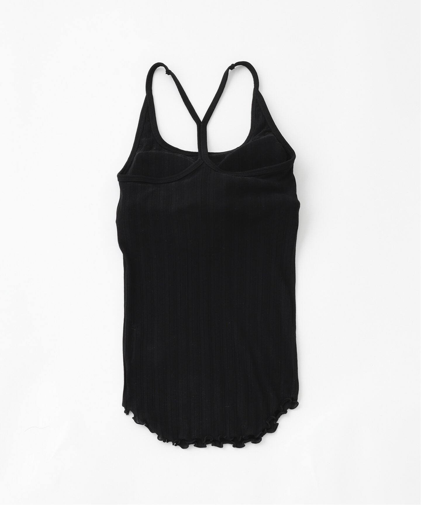 HAKUJI/ハクジ】Wide rib bra タンクトップ / H232511（カップ付き 